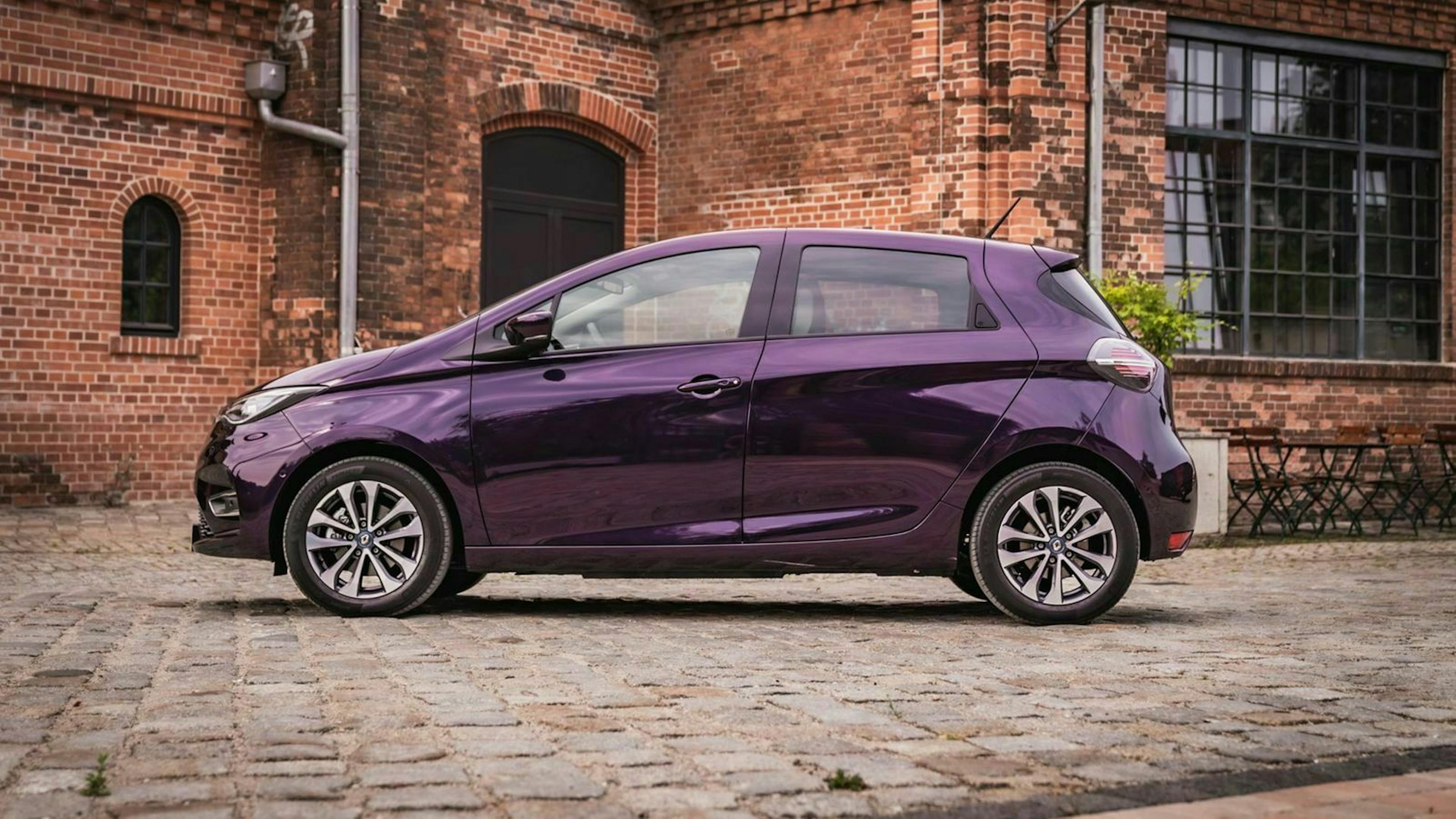 Der Renault Zoe in Seitenansicht