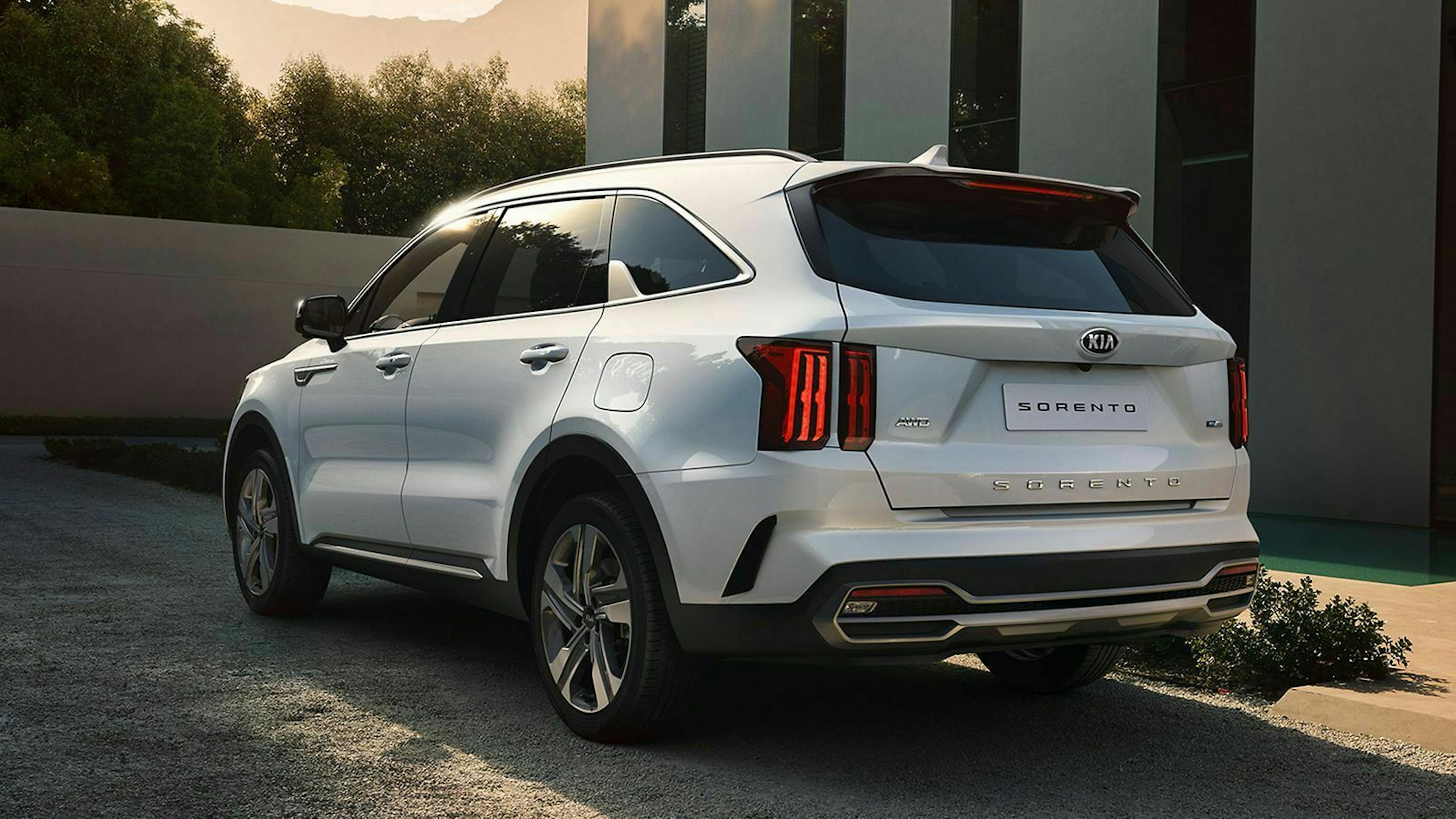 Kia Sorento 2020 Dreiviertel-Heckansicht