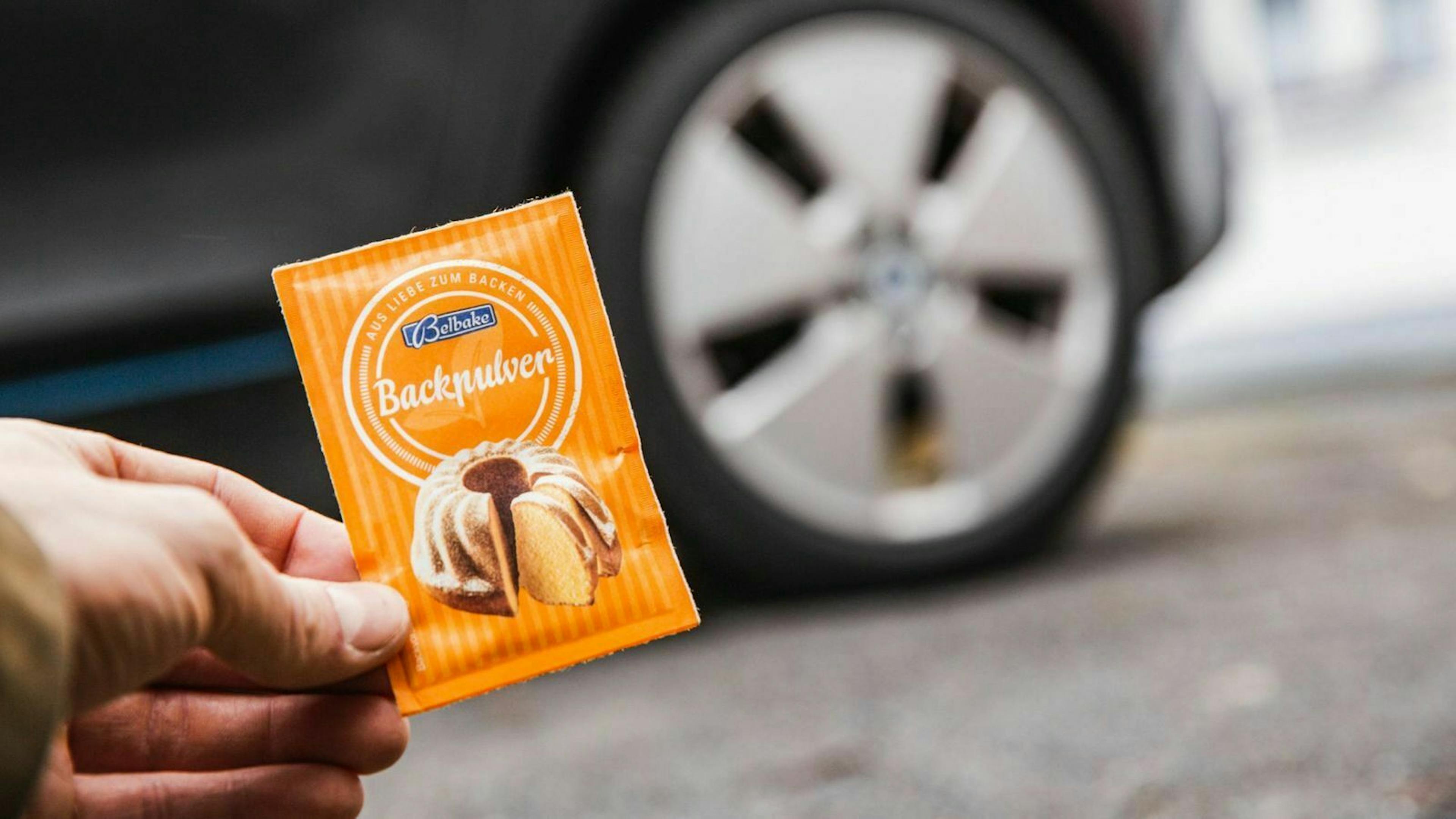 Backpulverpackung als Lifehack