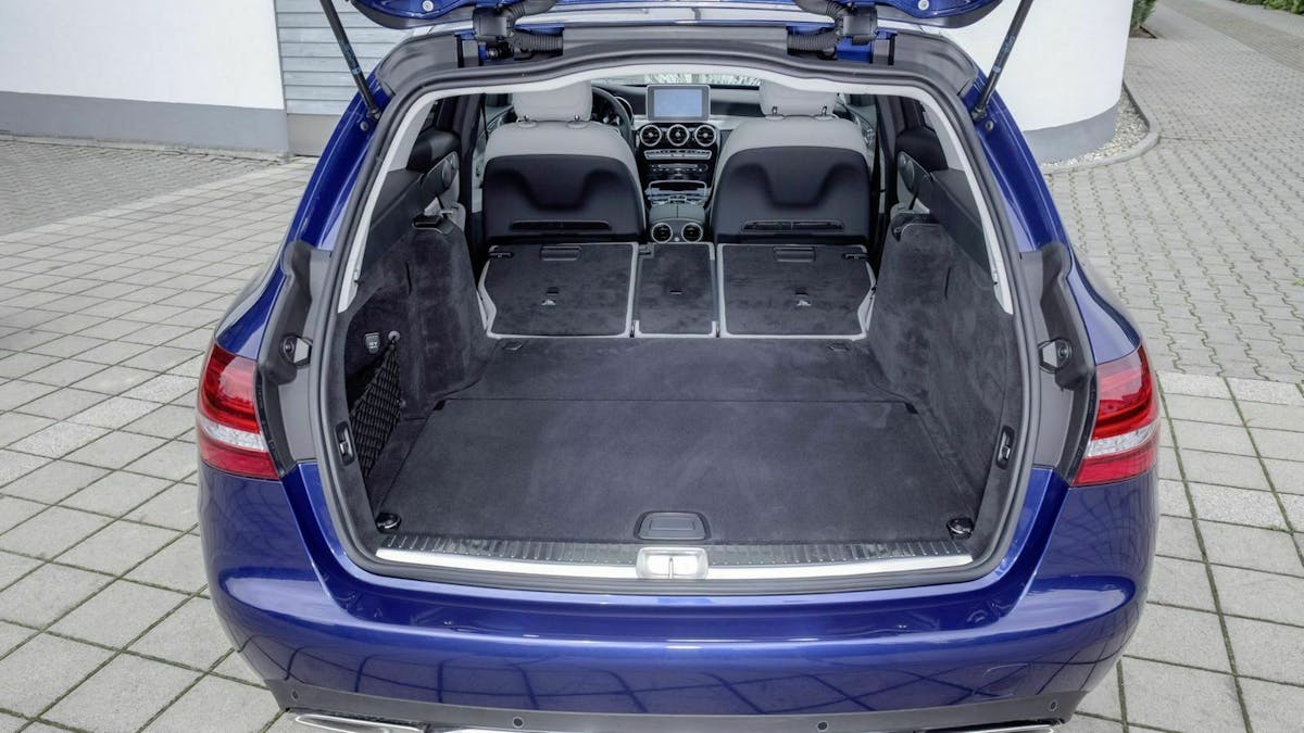Der Kofferraum der Mercedes C-Klasse 
