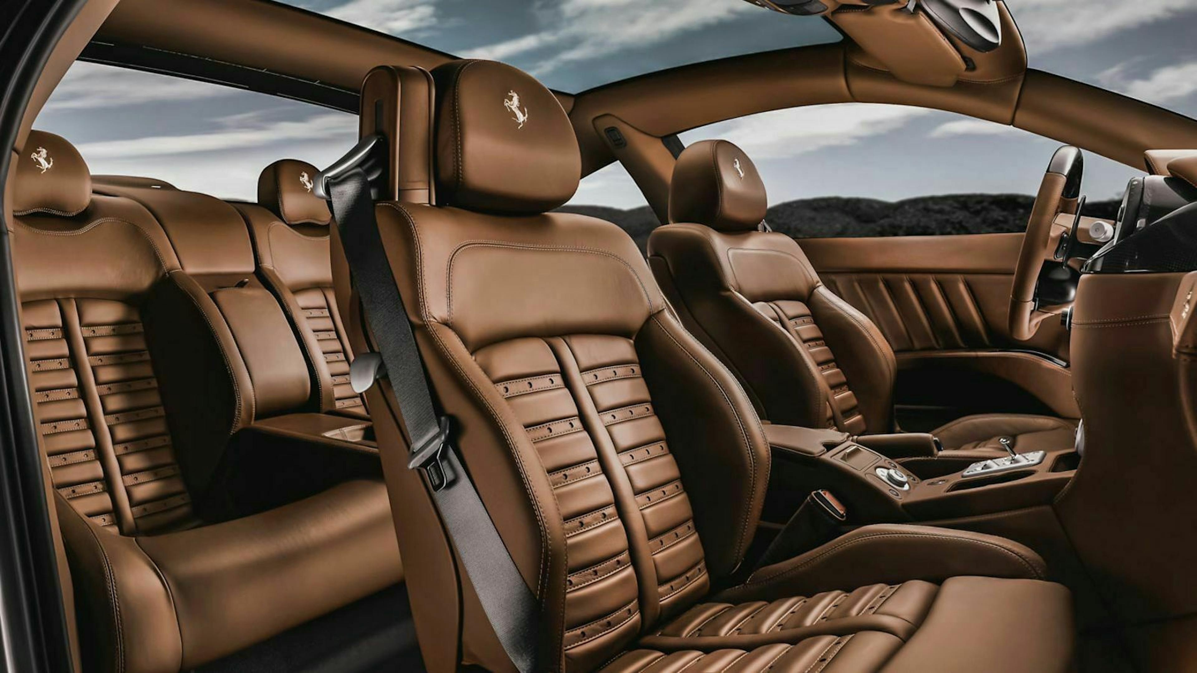 Innenansicht des Ferrari 612 Scagletti