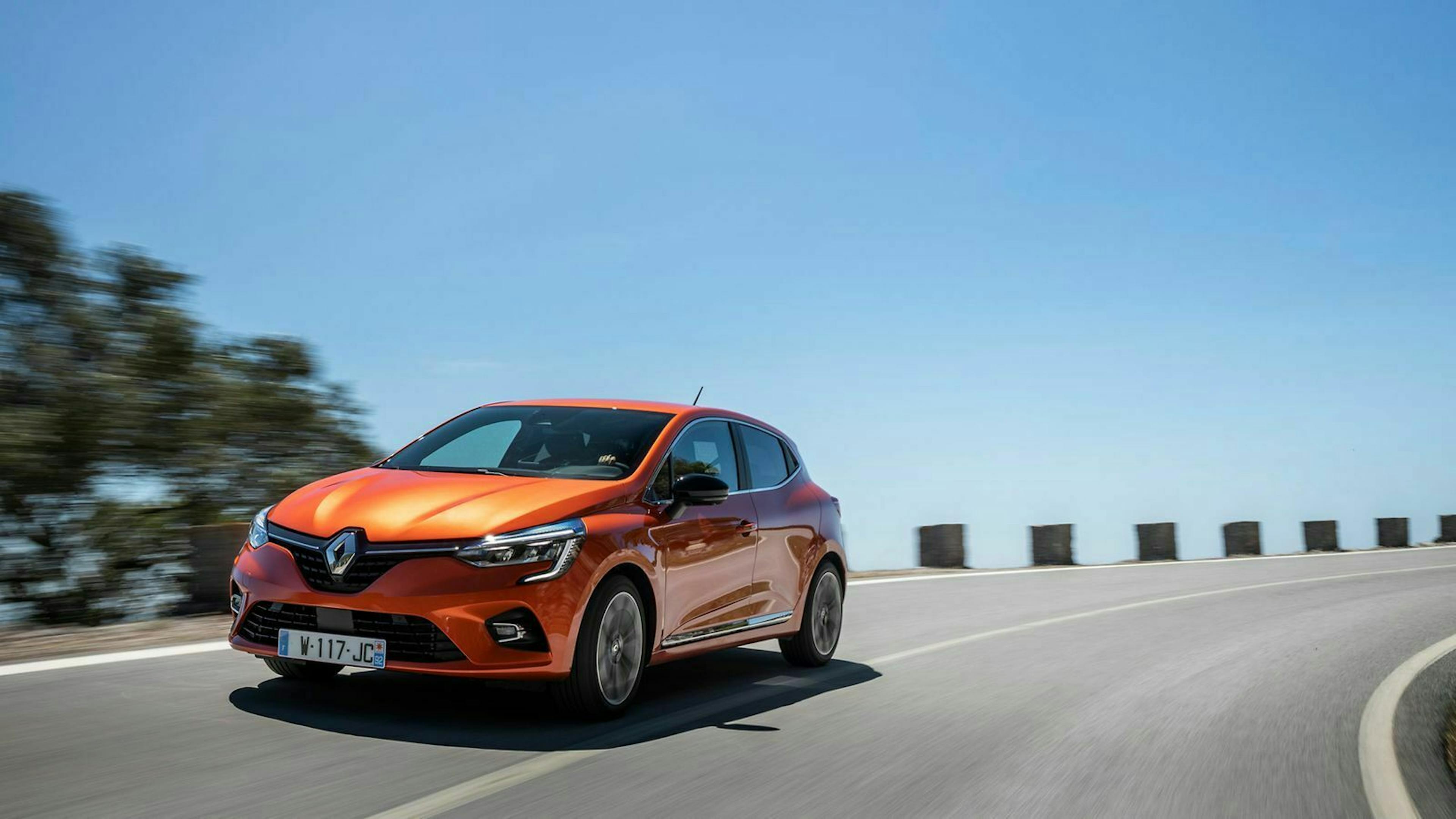 Der Renault Clio V: Ansicht von schräg vorne