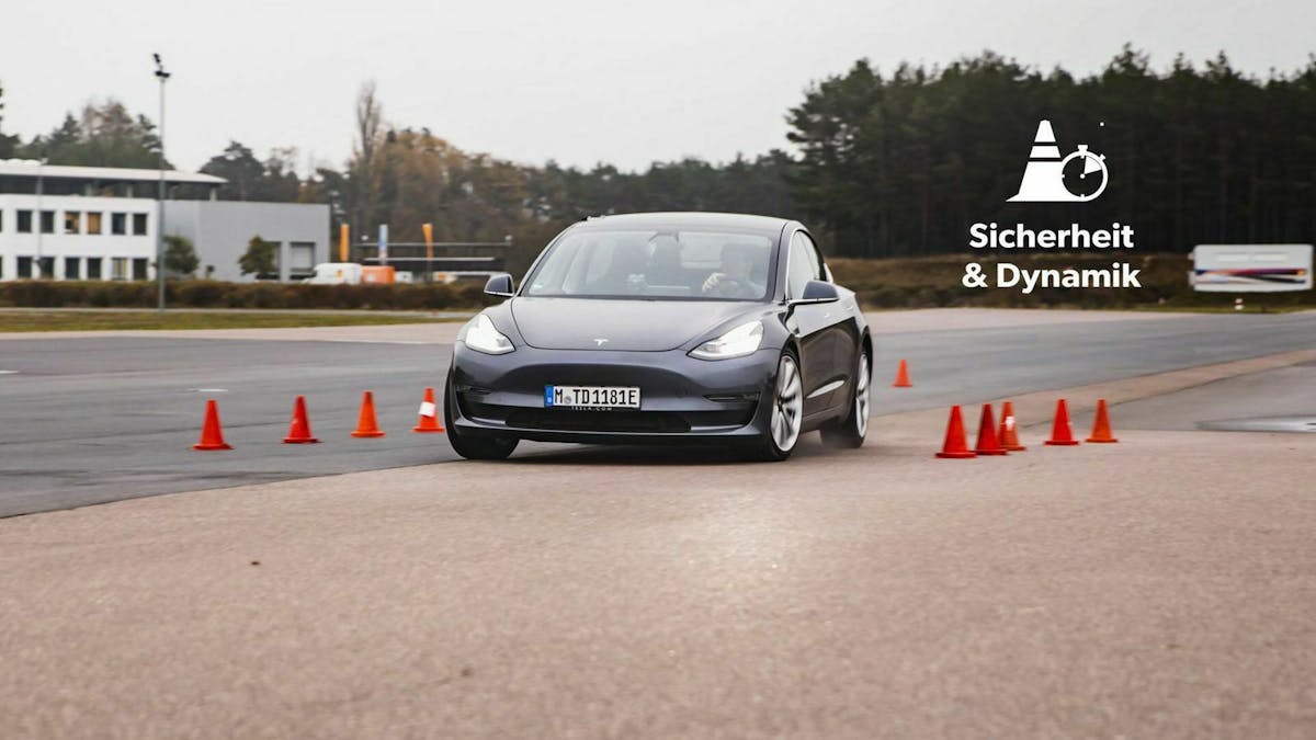 Das Tesla Model 3 (seit 2018) in Frontansicht