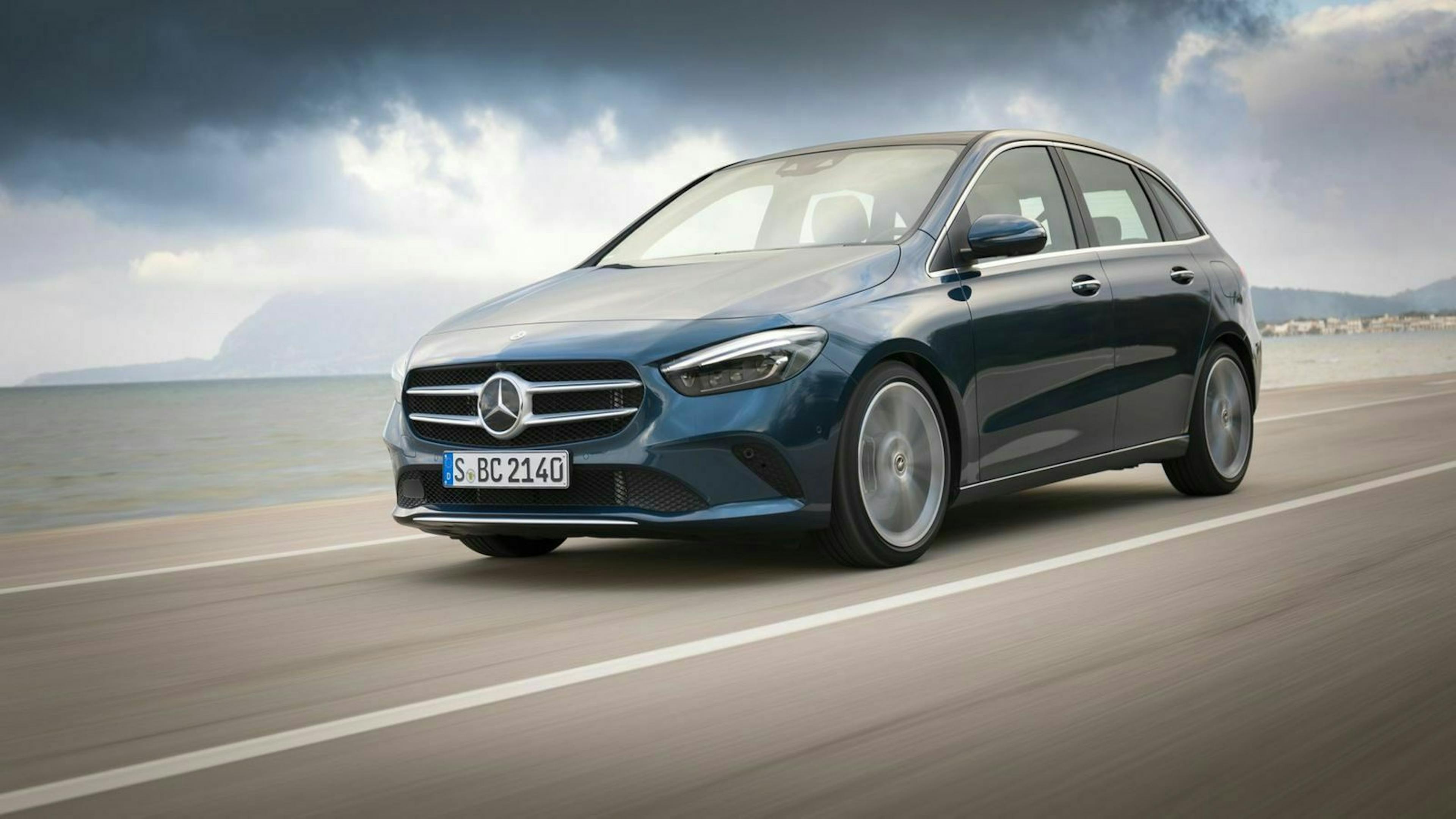 Mercedes B- Modell in Frontansicht