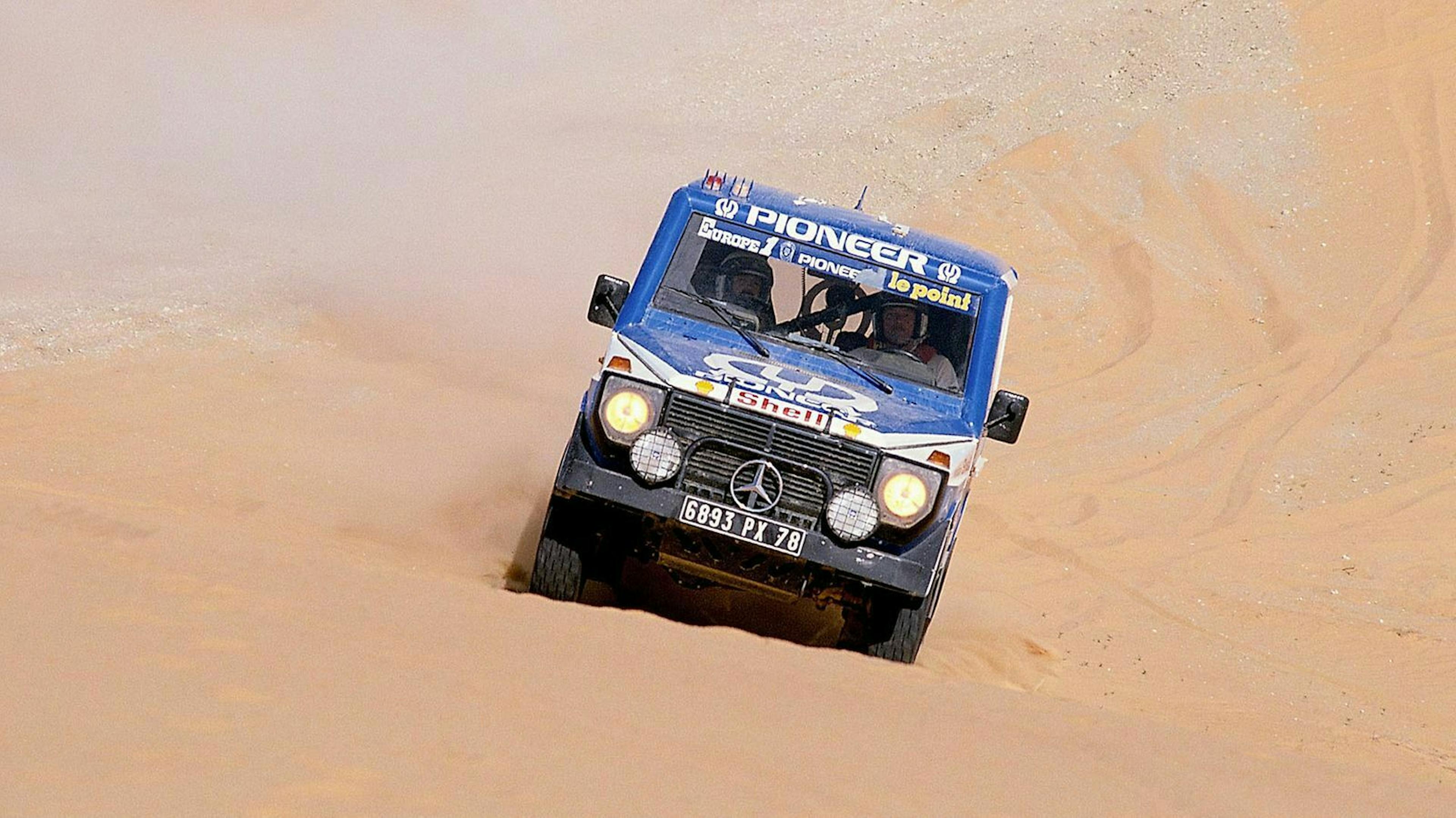 Der Mercedes 280 GE bei der Rallye Paris-Dakar (1983)