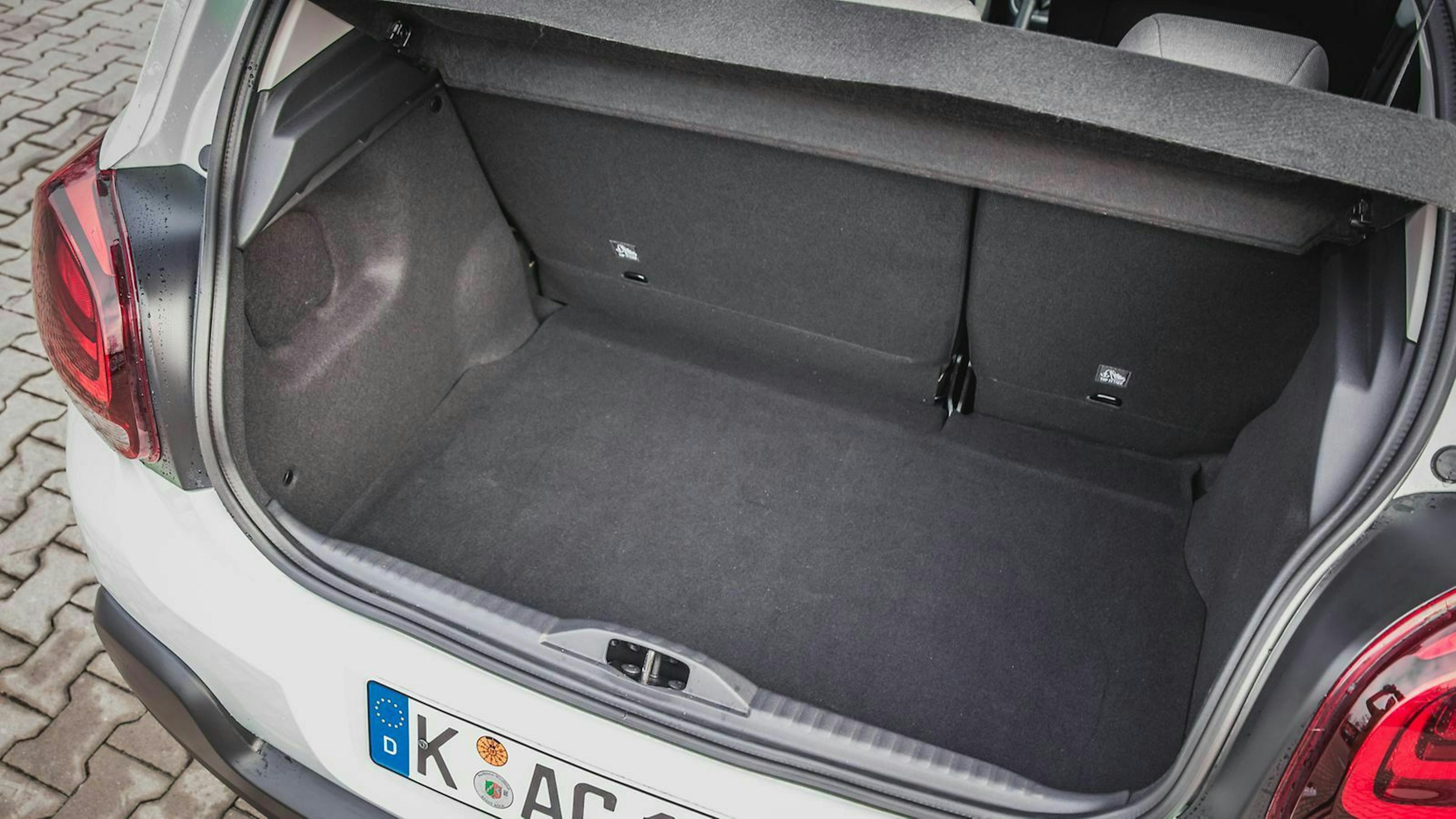 Der Citroën C3 verfügt über ein Kofferraumvolumen von fast 300 Litern