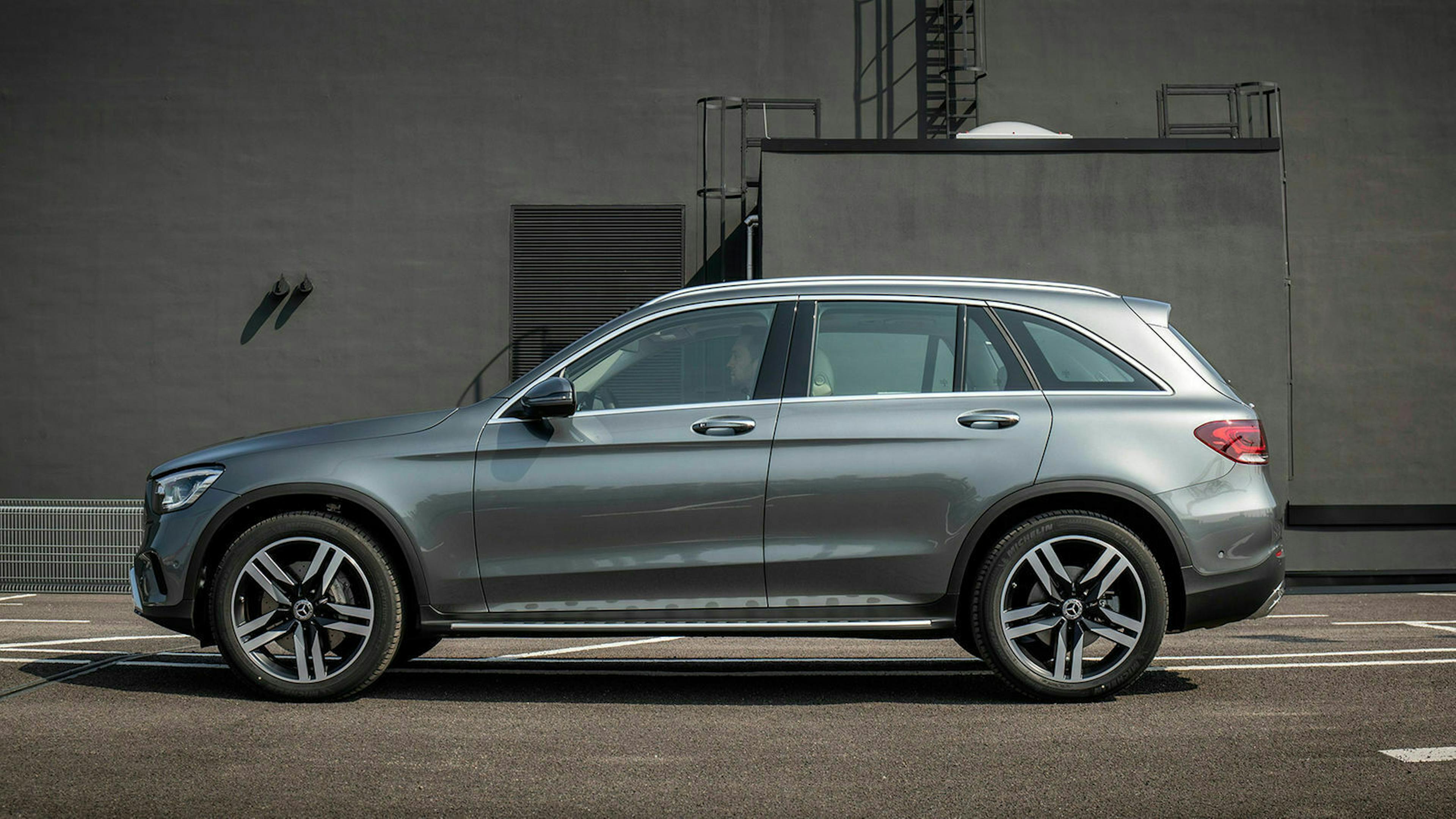 Mercedes GLC Facelift Seitenansicht