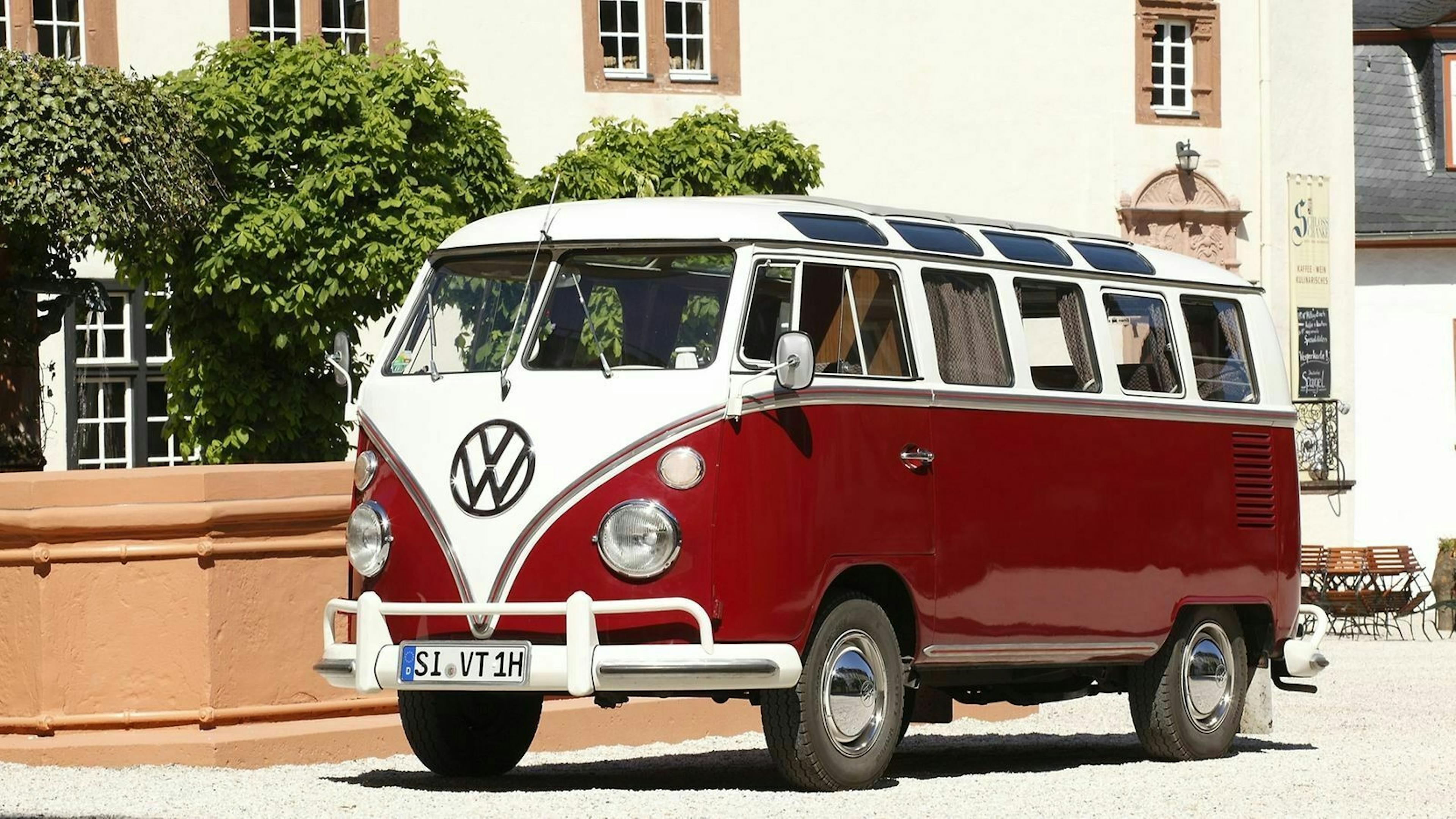 VW T1 Samba dreiviertel-frontansicht
