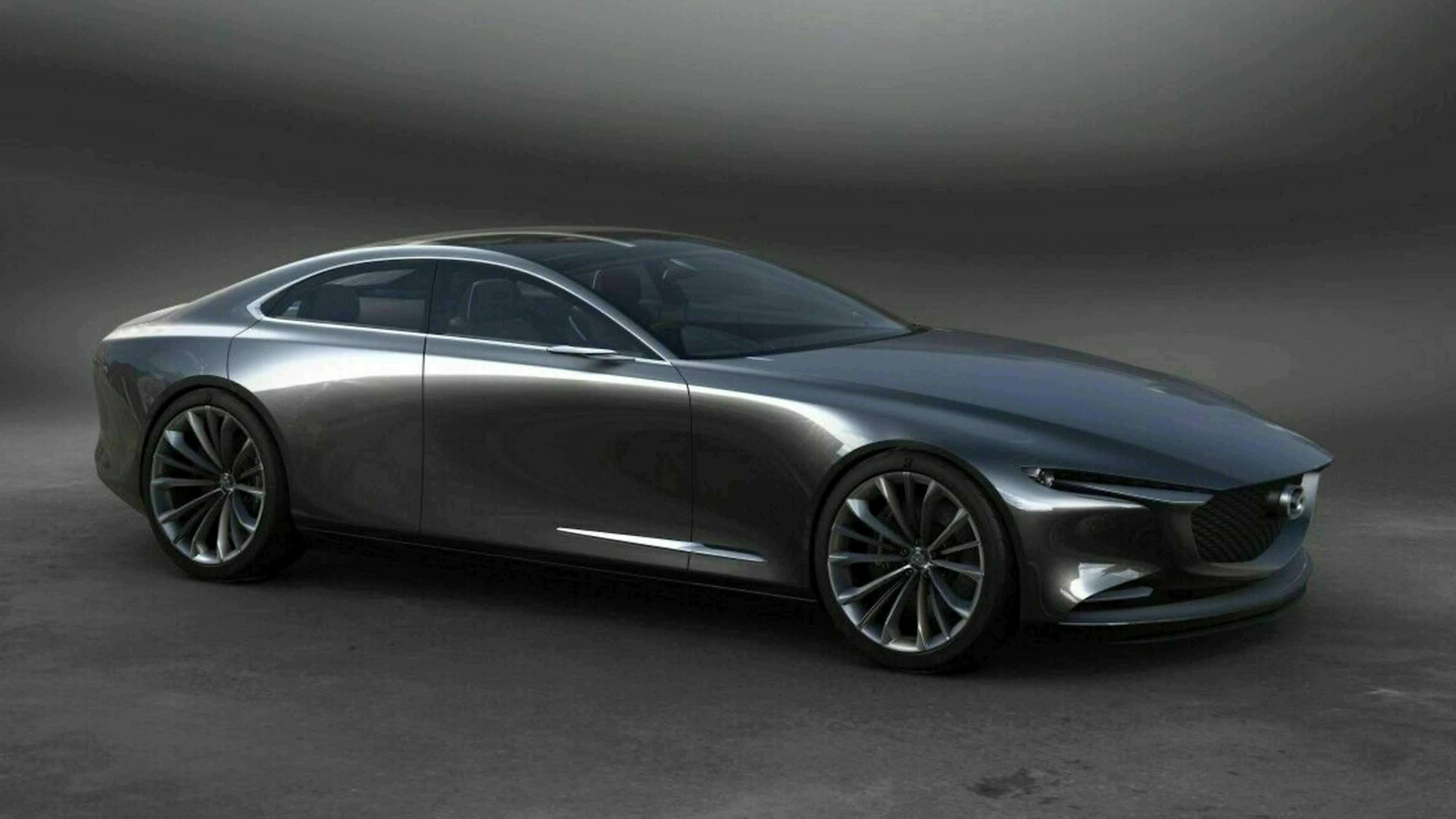 Die Studie Mazda Vision Coupé deutet an, wie der nächste Mazda6 aussehen könnte