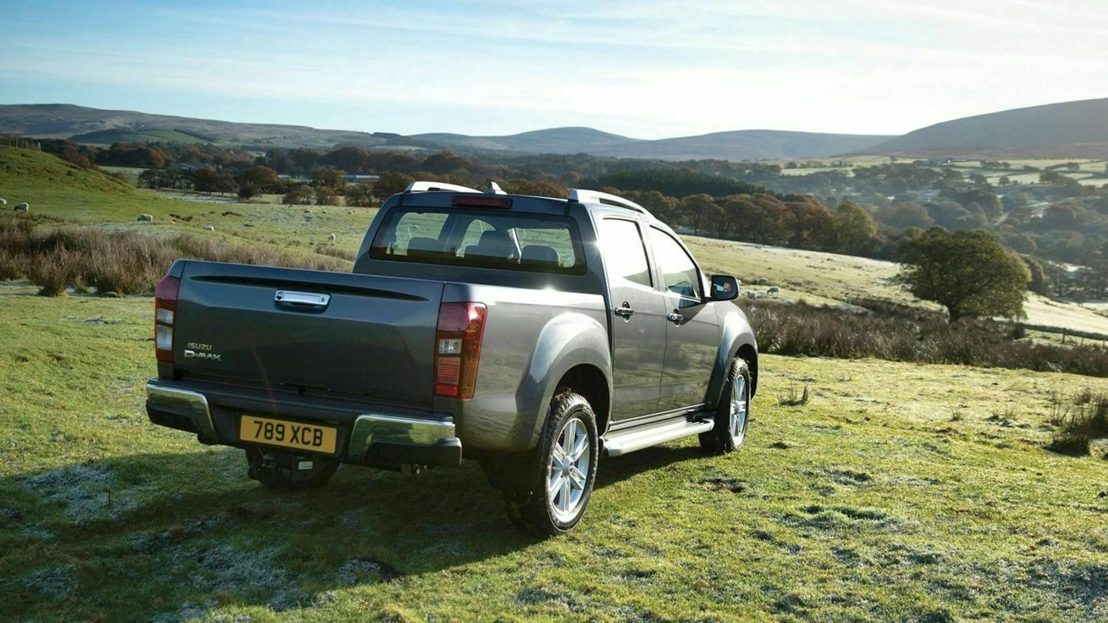 Isuzu-D-Max Dreiviertel-Heckansicht