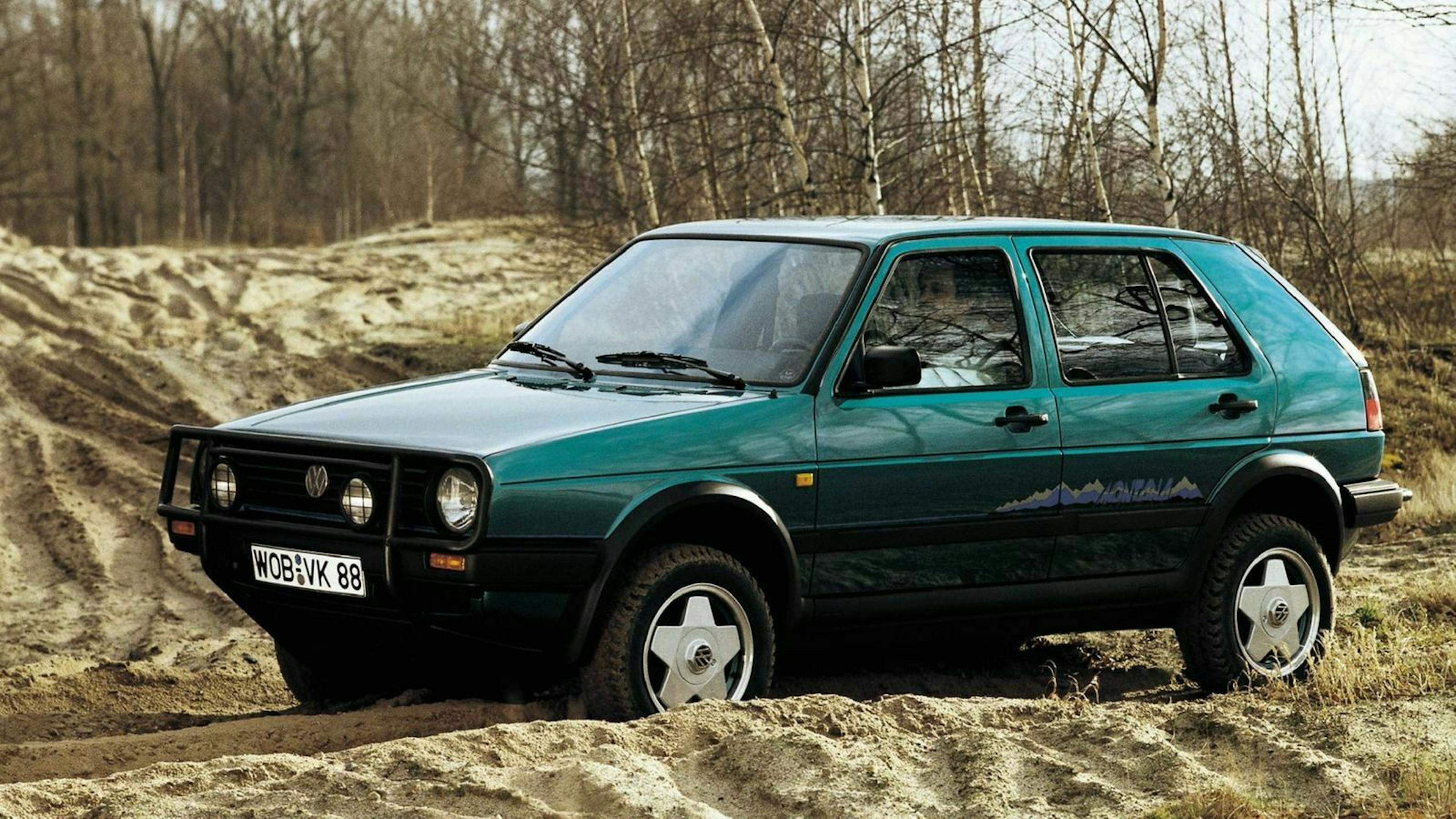 VW Golf 2 Seitenansicht