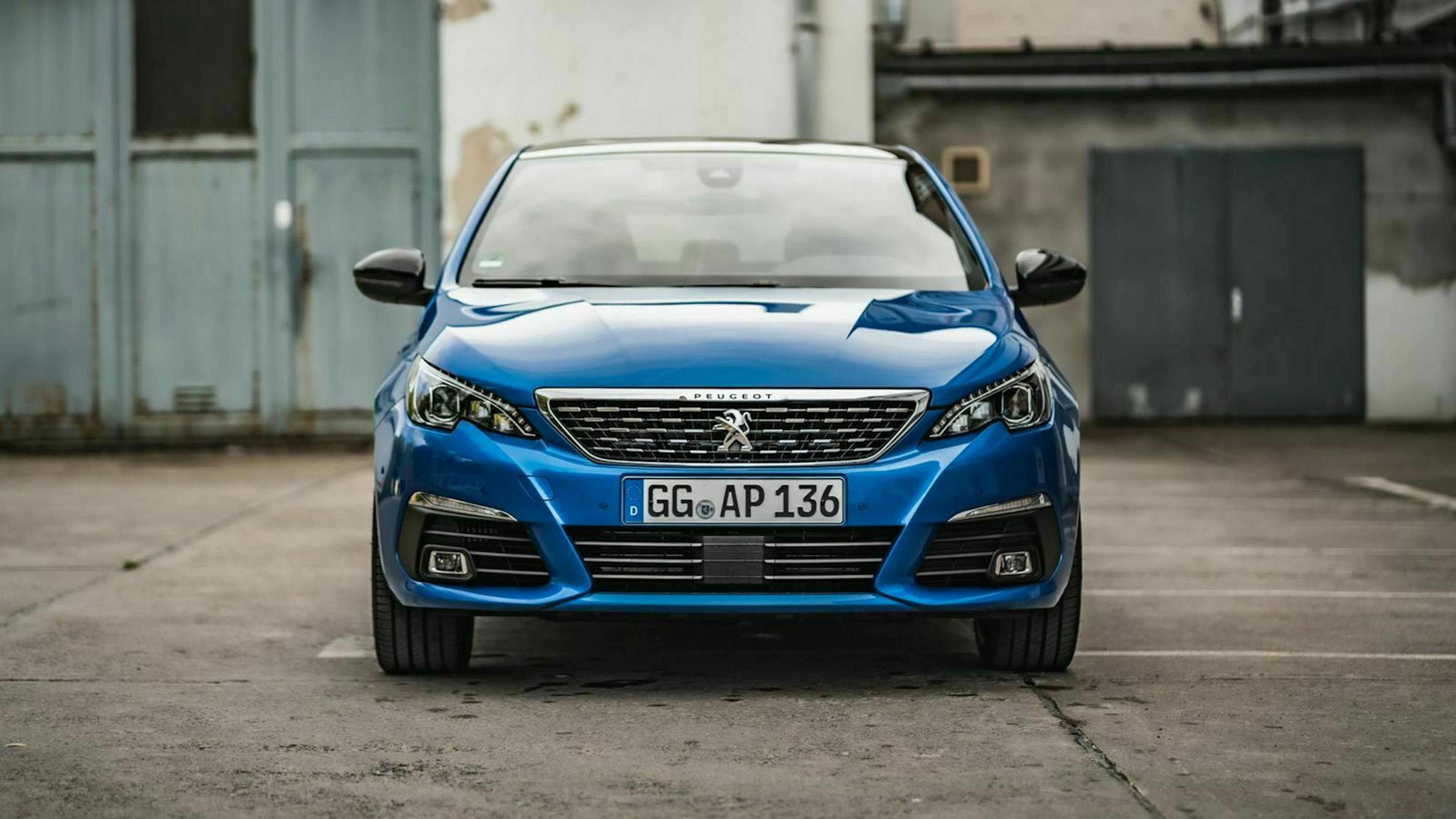 Frontansicht des Peugeot 308