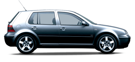 Foto eines VW Golf 4 (Fünftürer)