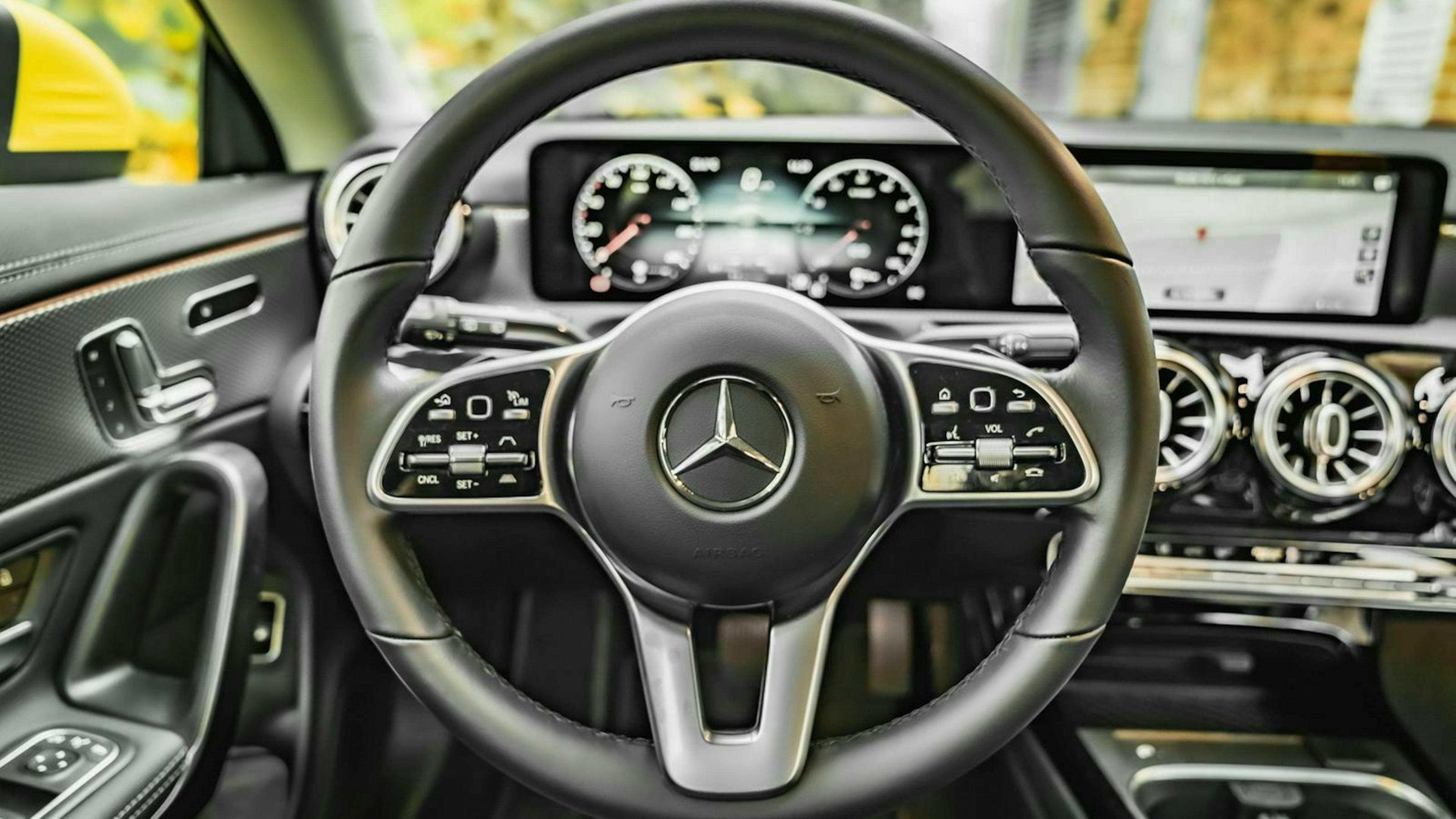 Mercedes-Benz CLA Shooting Brake Fahrerperspektive