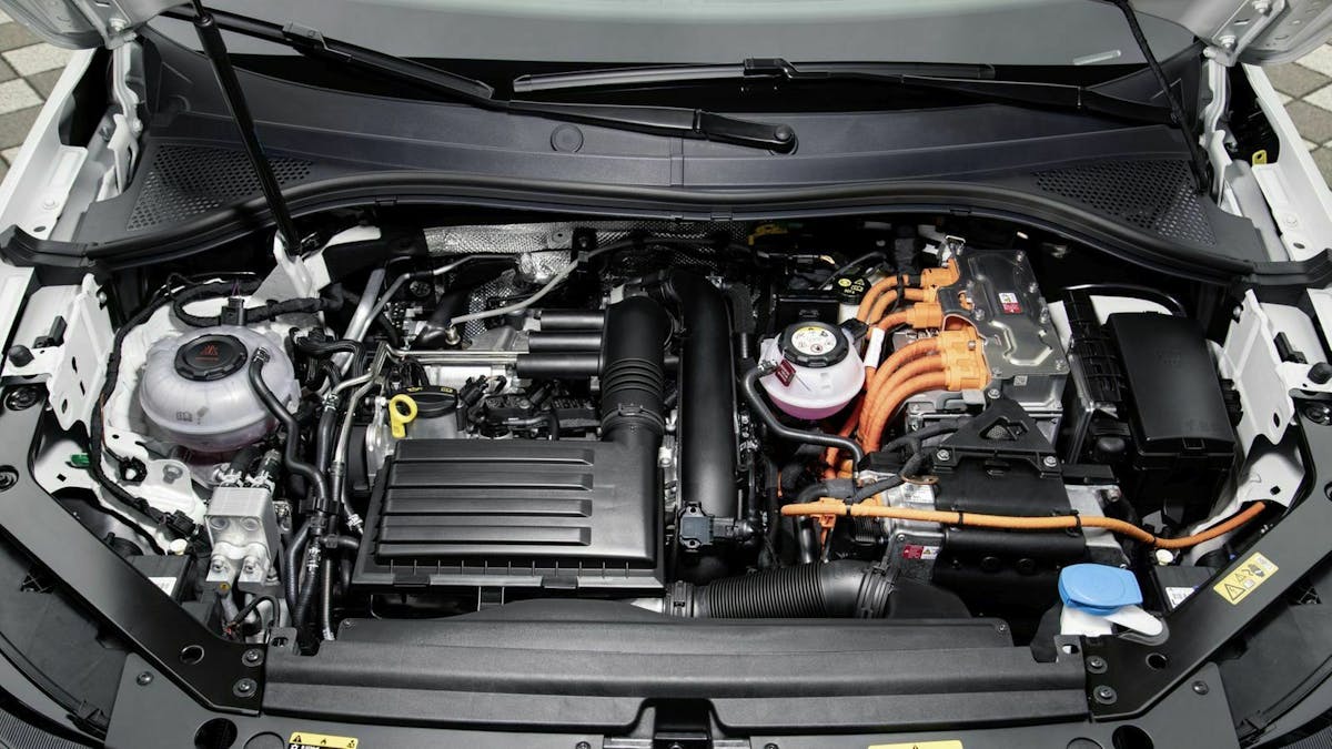 VW Tiguan eHybrid Blick unter die Motorhaube