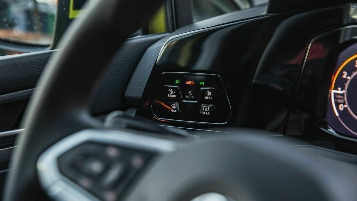 VW Golf 8 detailansicht Lichtschalter