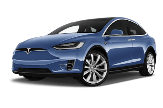 Tesla Model X (Vorderansicht - schräg)