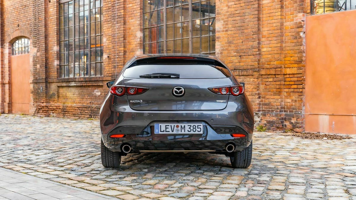 Mazda 3 Skyactiv Heckansicht