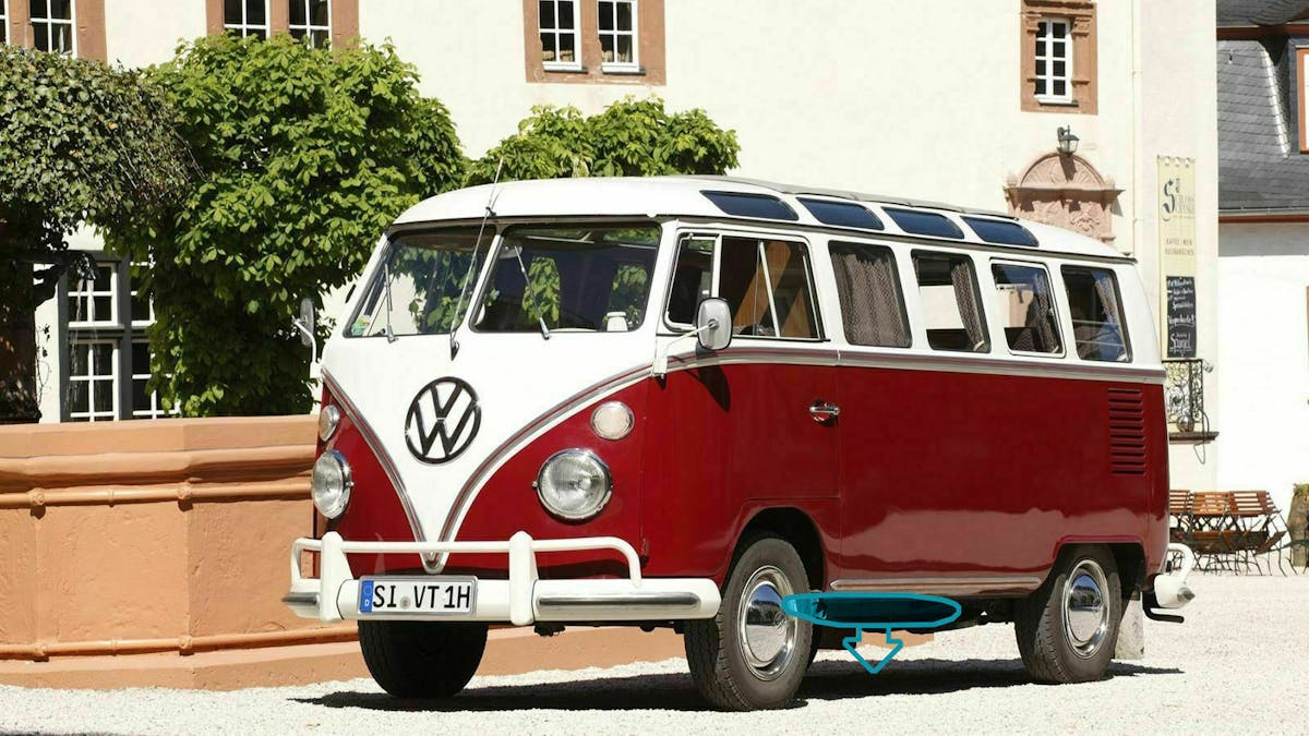Der VW Bus T1 in Seitenansicht