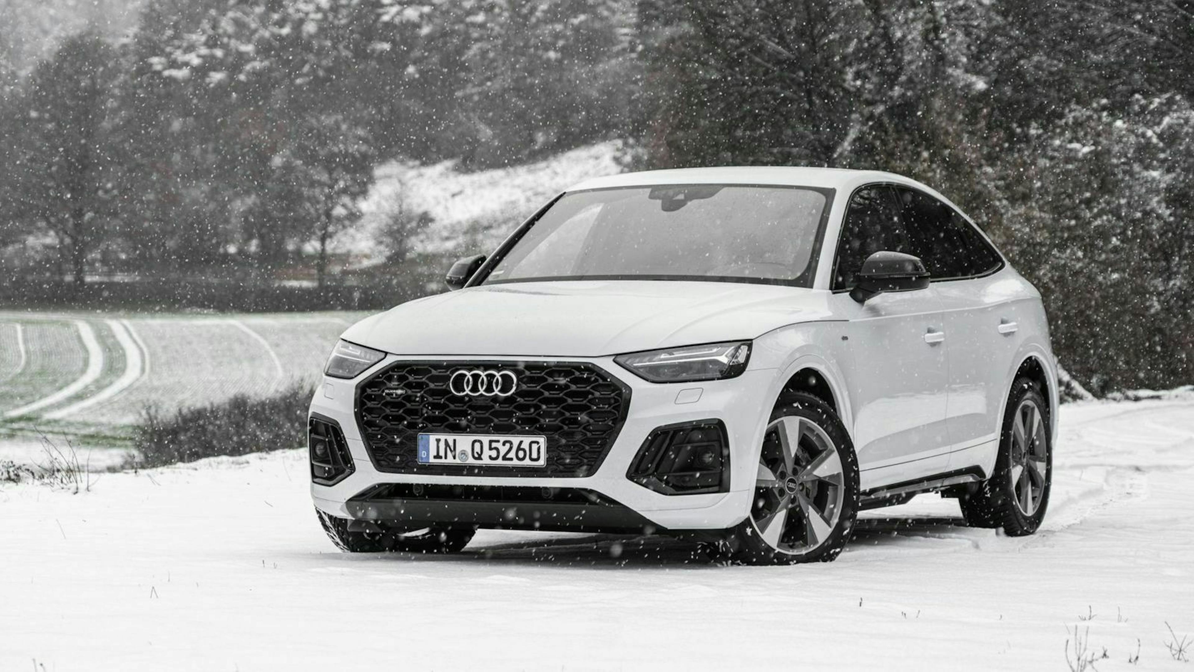 Audi Q5 Sportback Dreiviertel-Frontansicht