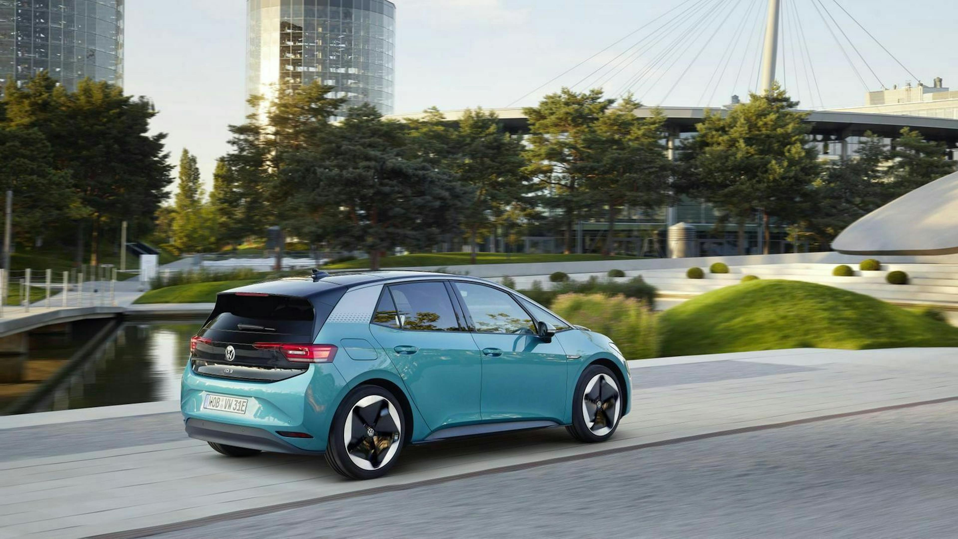 Volkswagen ID.3 Dreiviertel-Heckansicht