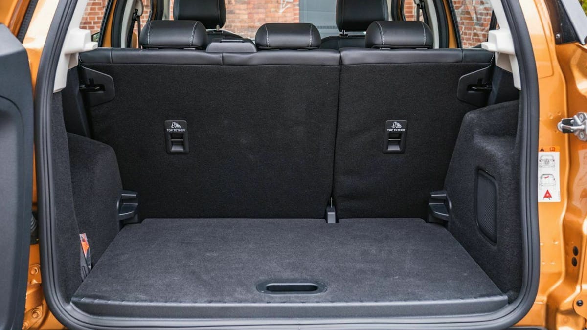 Sicht auf Kofferraum des Ford Ecosport