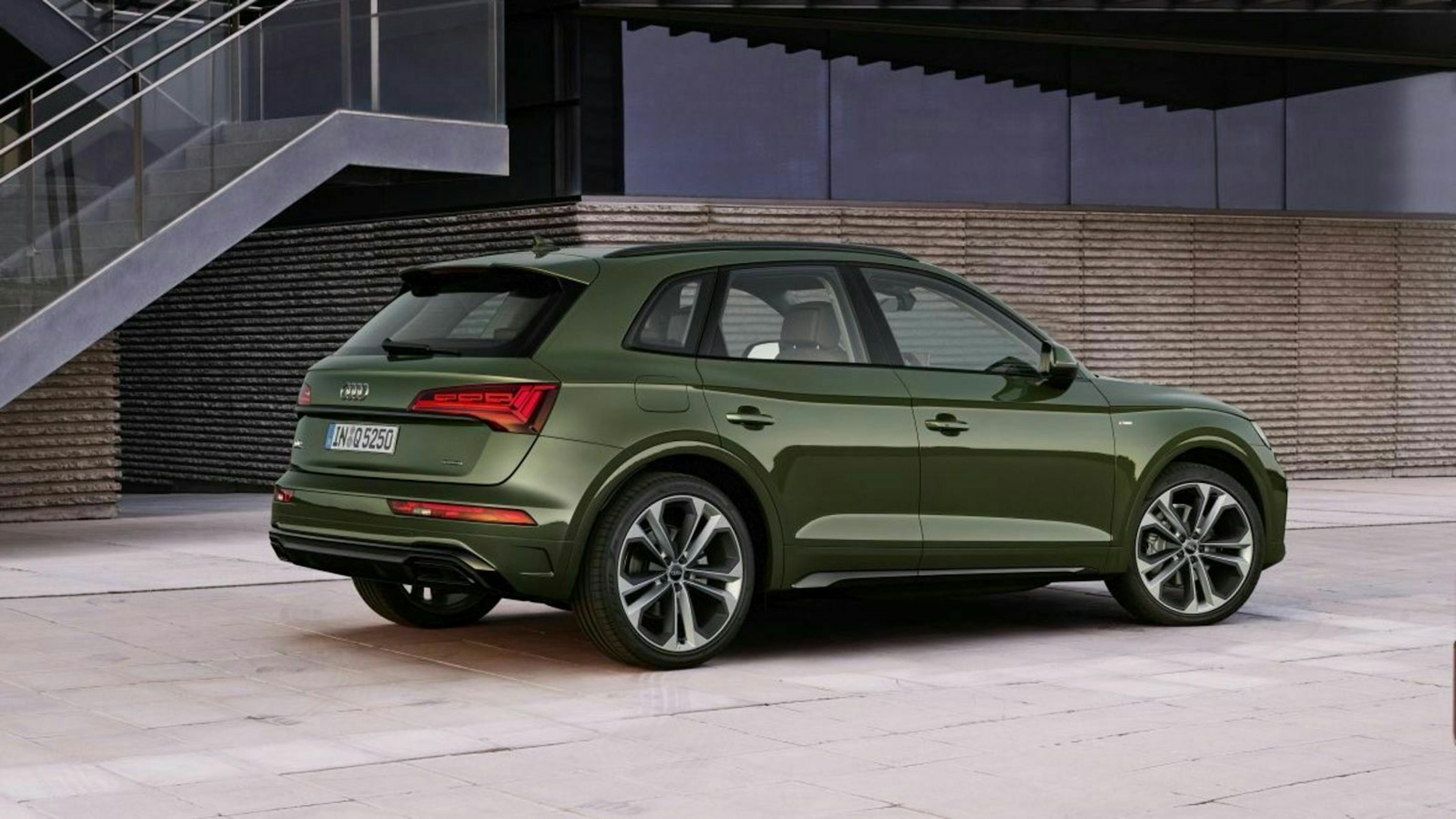 Audi Q5 Facelift Seitenansicht