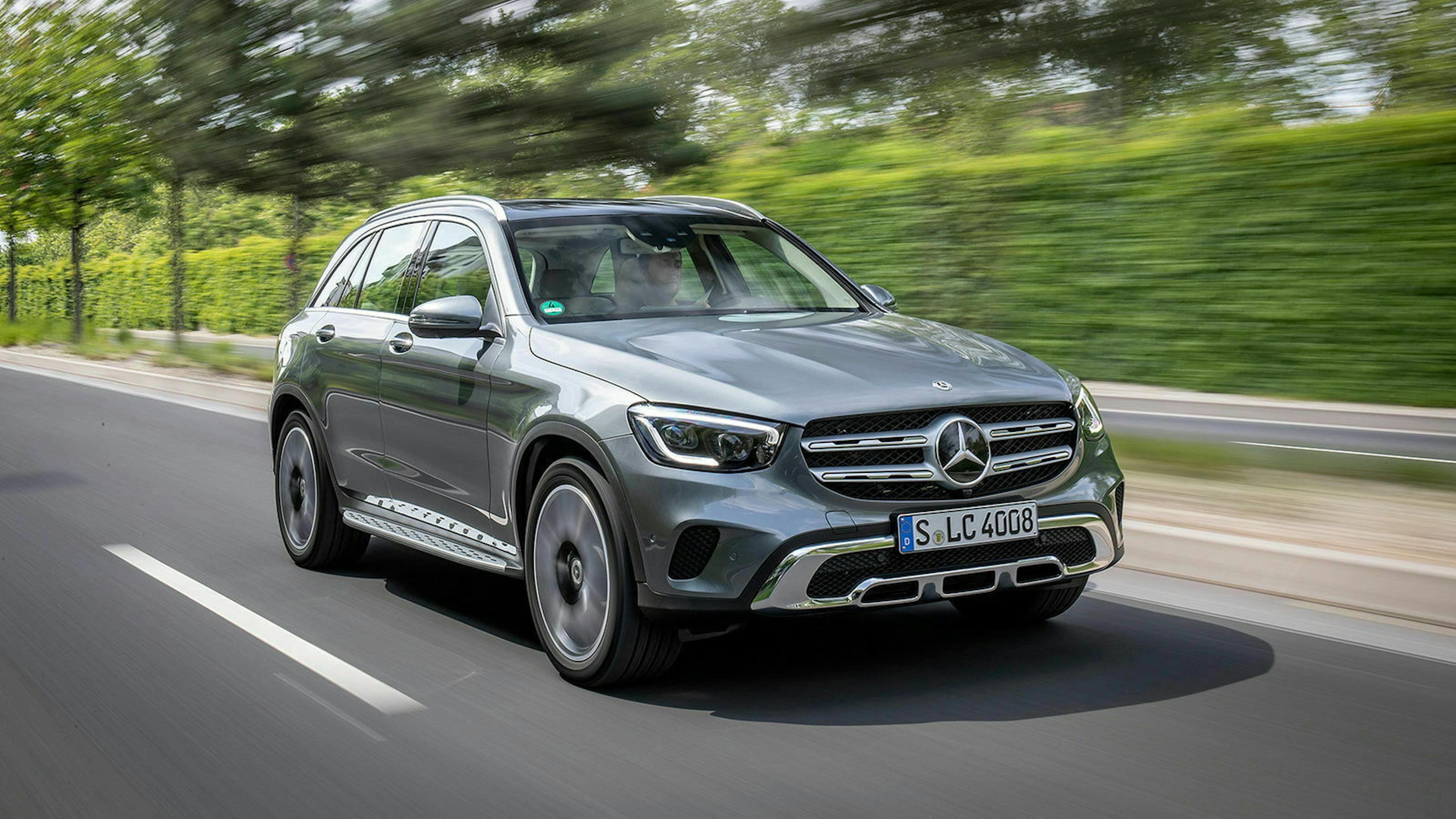 Mercedes GLC Facelift Dreiviertel-Frontansicht