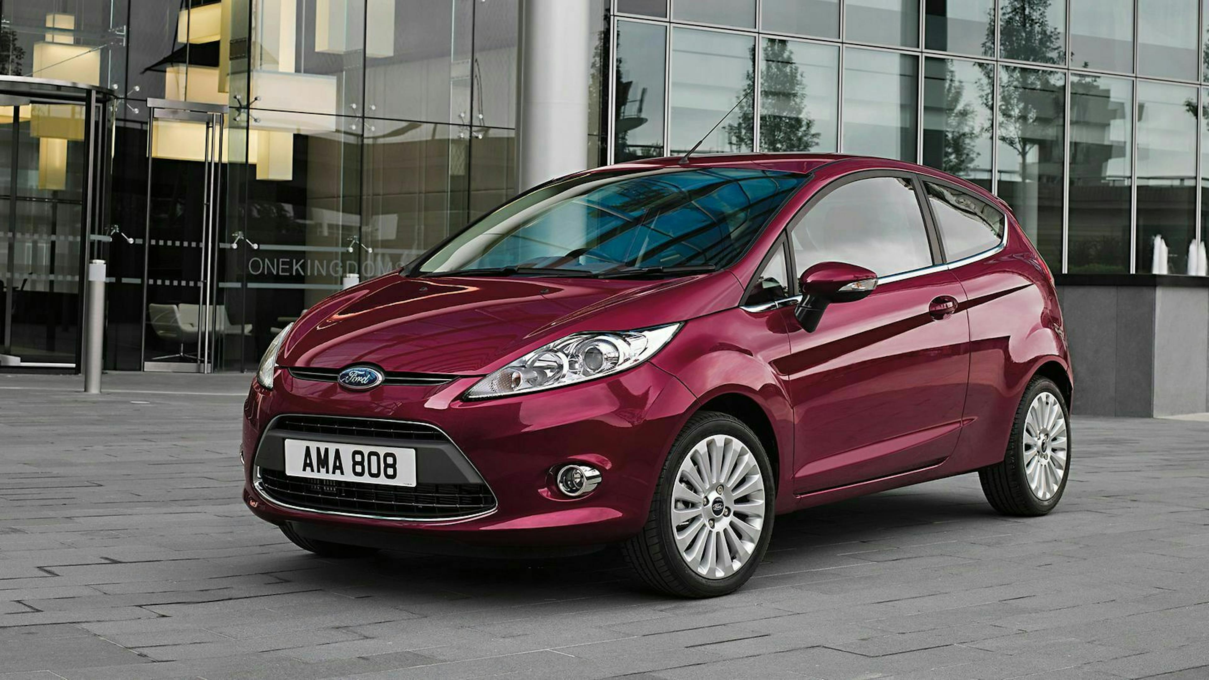 Der Ford Fiesta Mk7 in Frontansicht