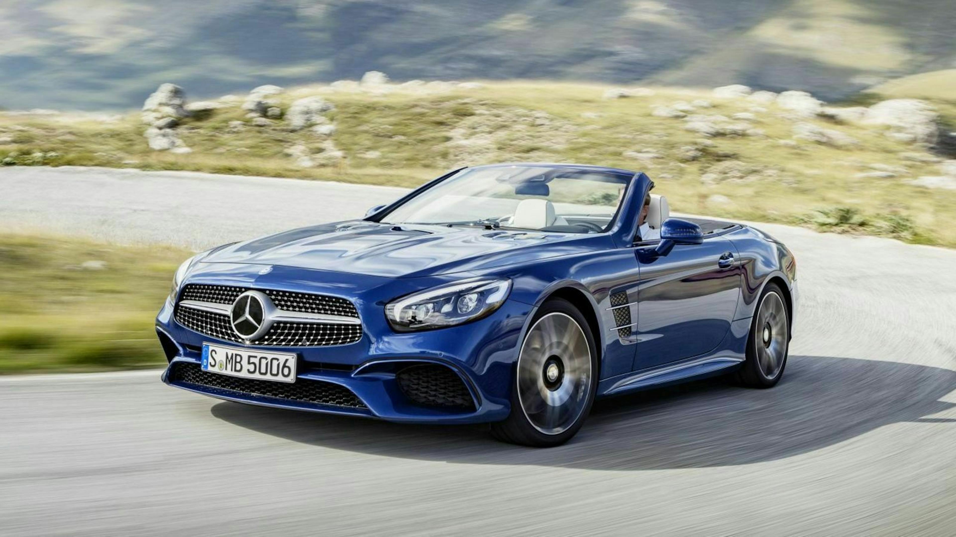 Mercedes SL Dreiviertel-Frontansicht