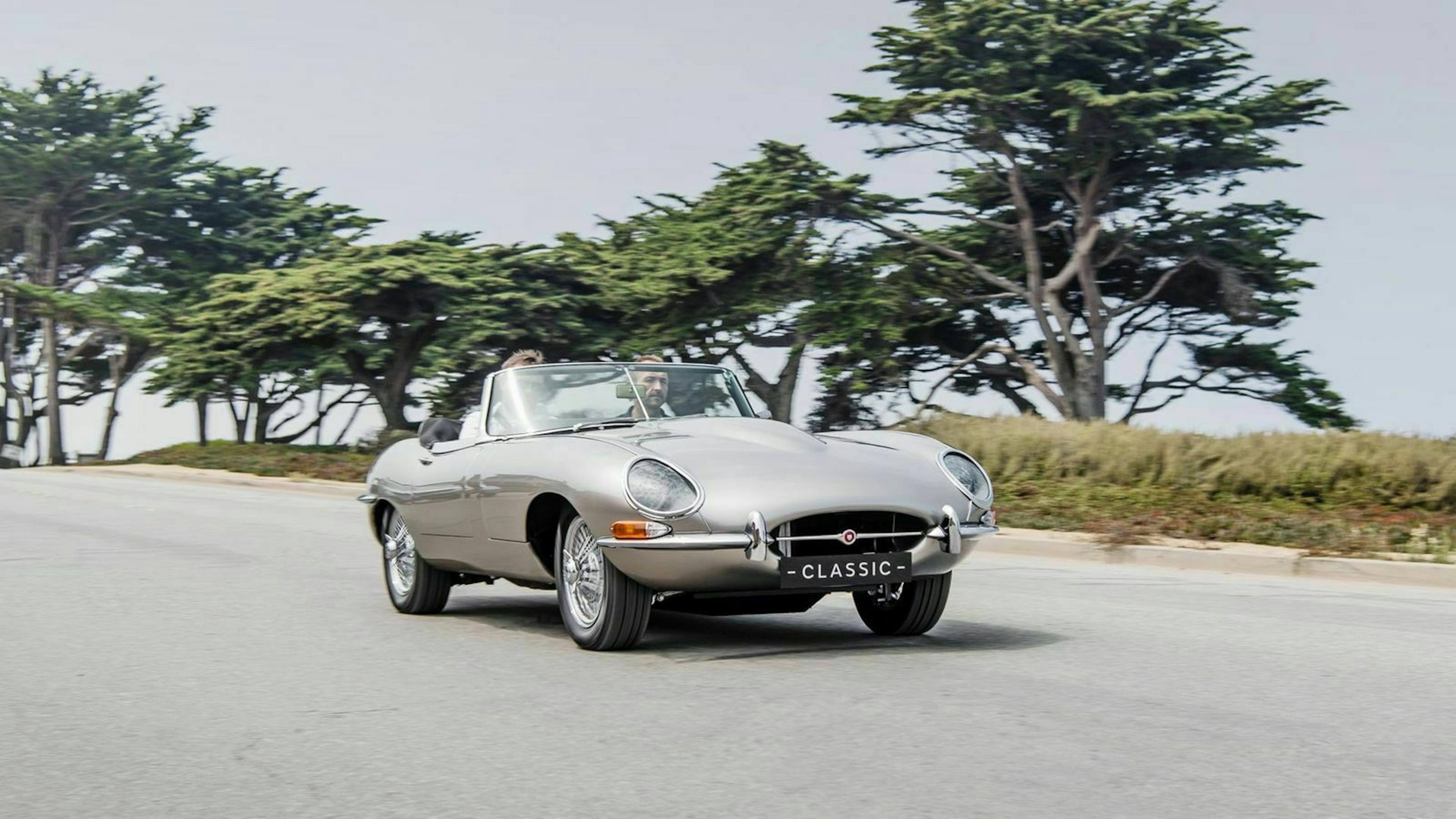 Jaguar E-Type Zero Dreiviertel-Frontansicht