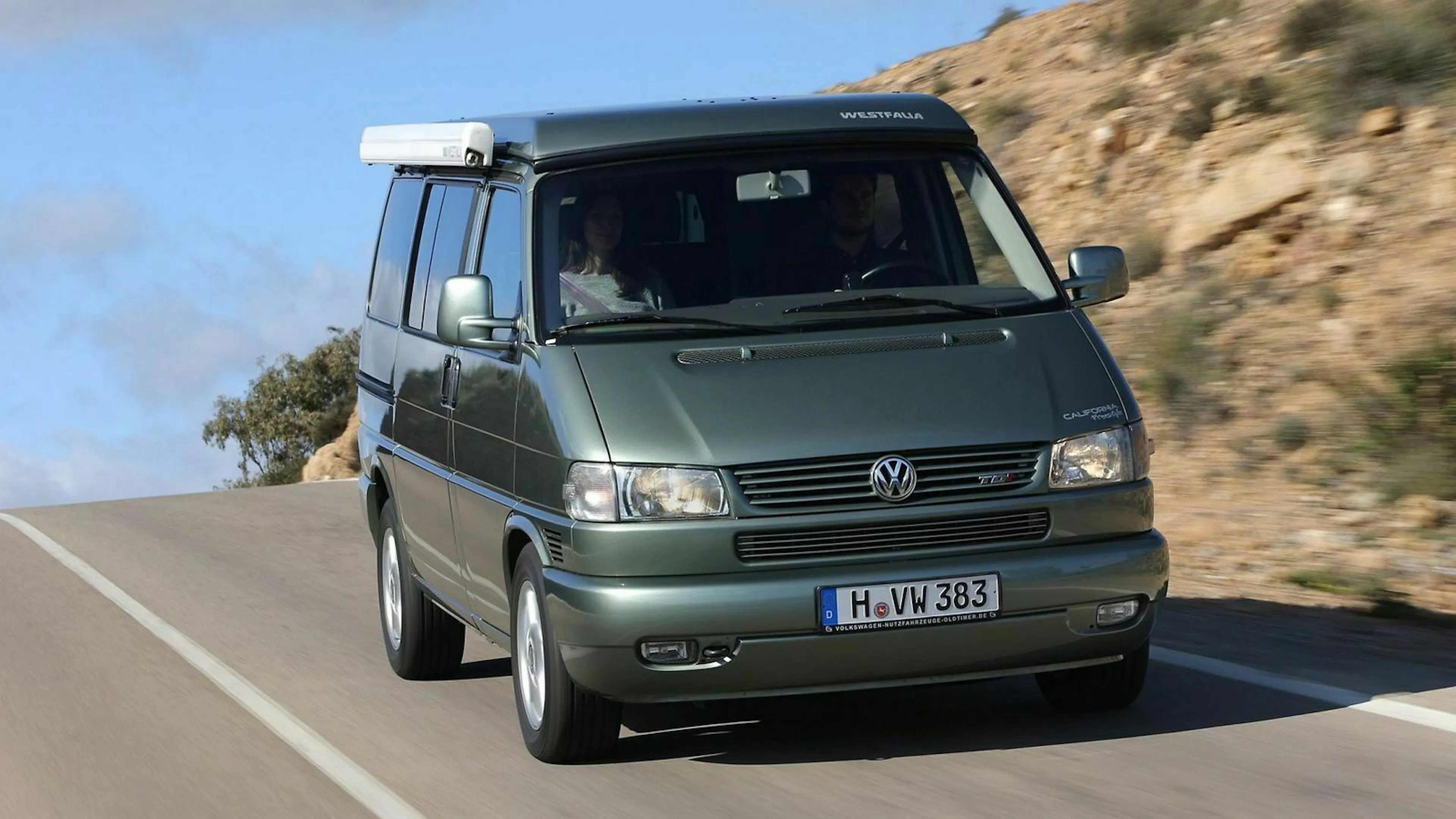 VW T4 2.5 TDI dreiviertelfront-ansicht