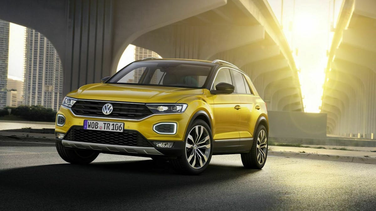 Der VW T-Roc in Frontansicht