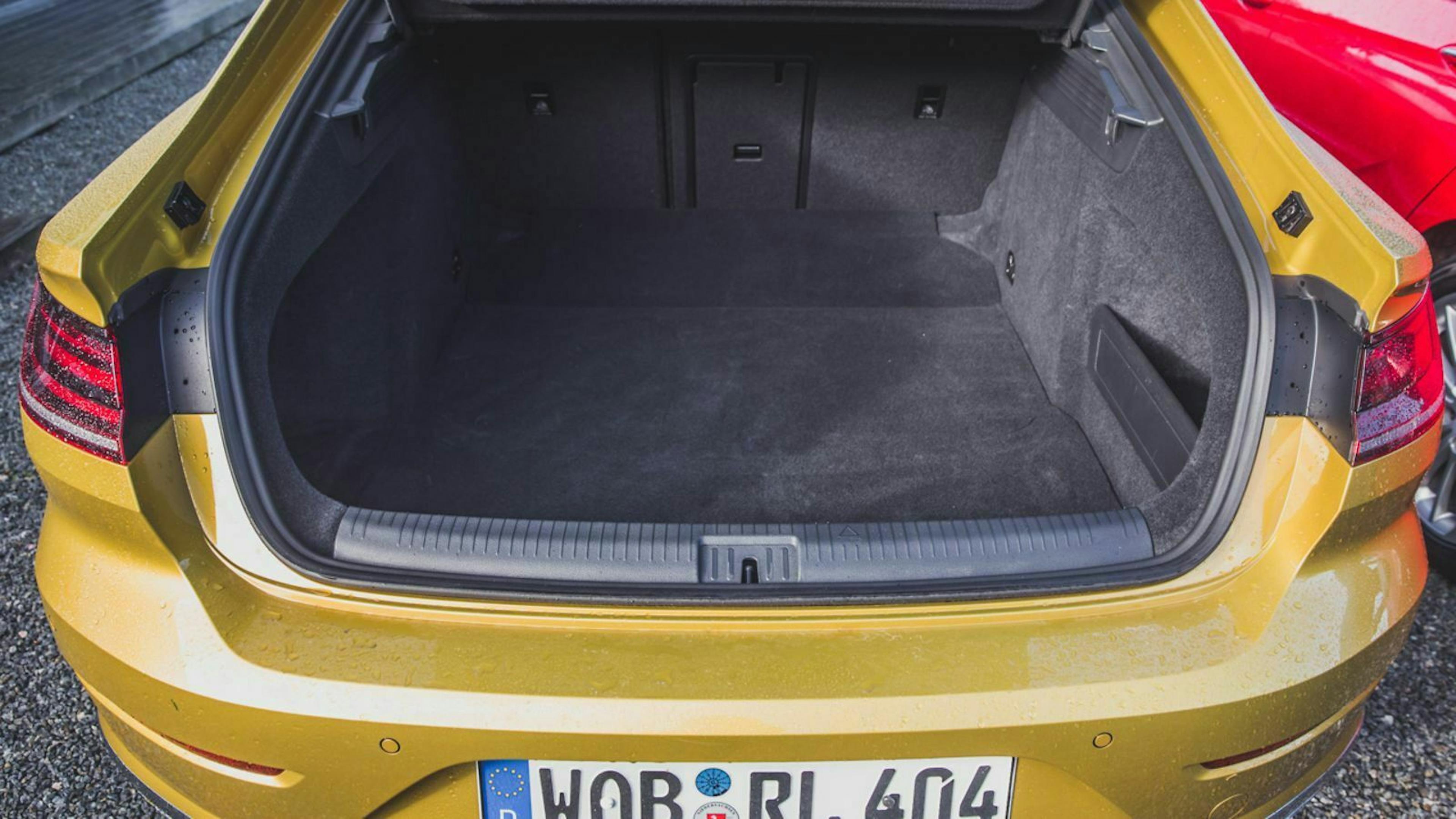 Der Kofferraum des VW Arteon