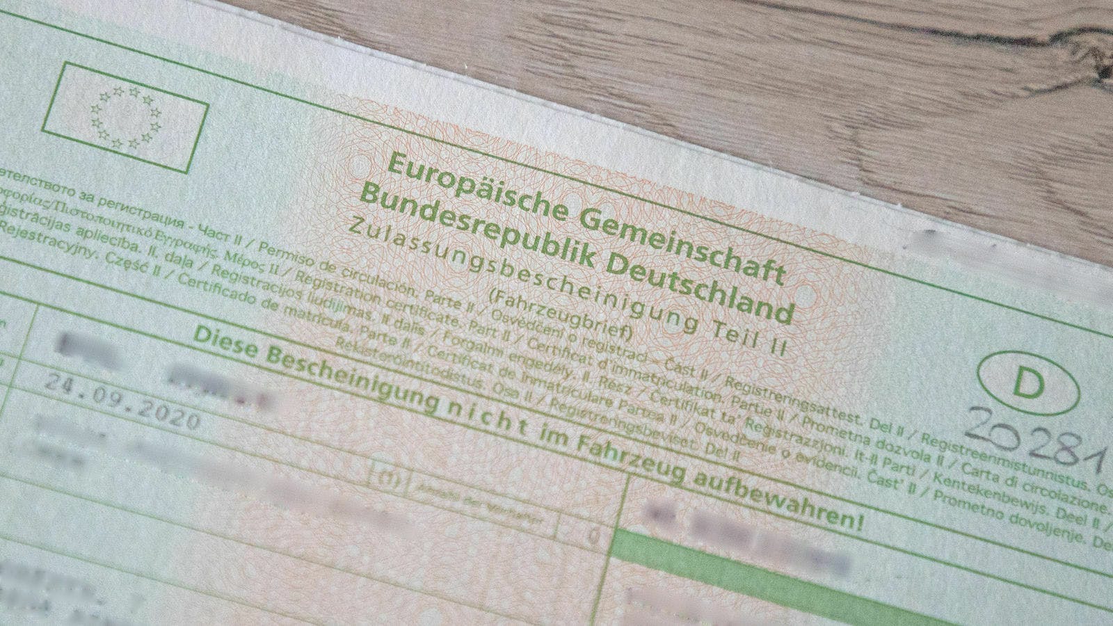 Auto Abbezahlt Wann Kommt Der Fahrzeugbrief Santander www.mobile.de