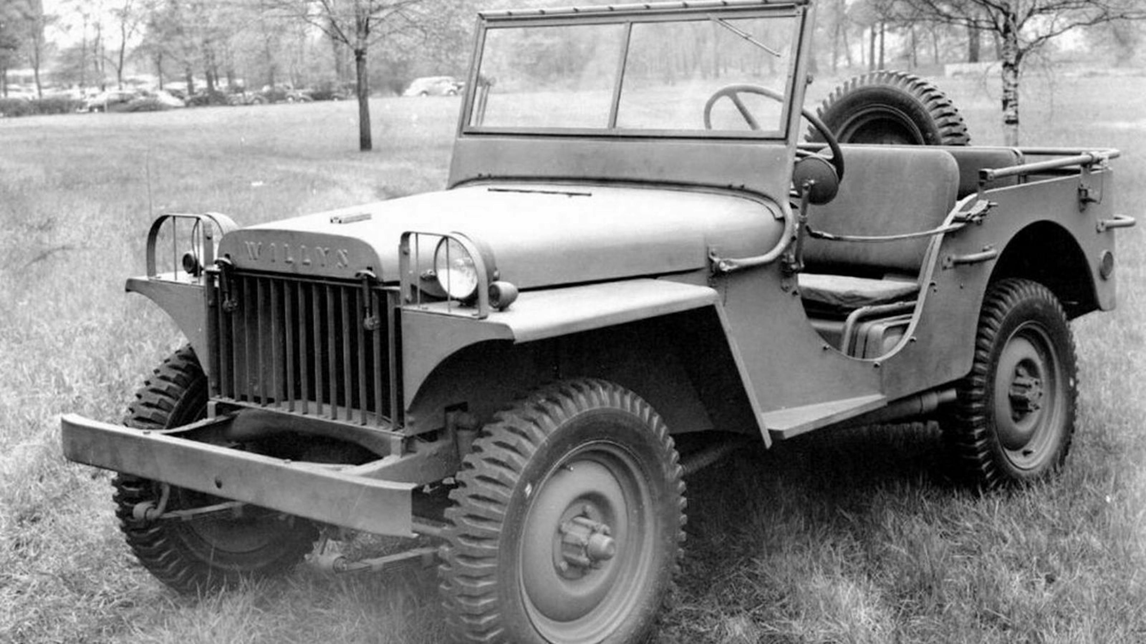 Willys Jeep in Frontansicht