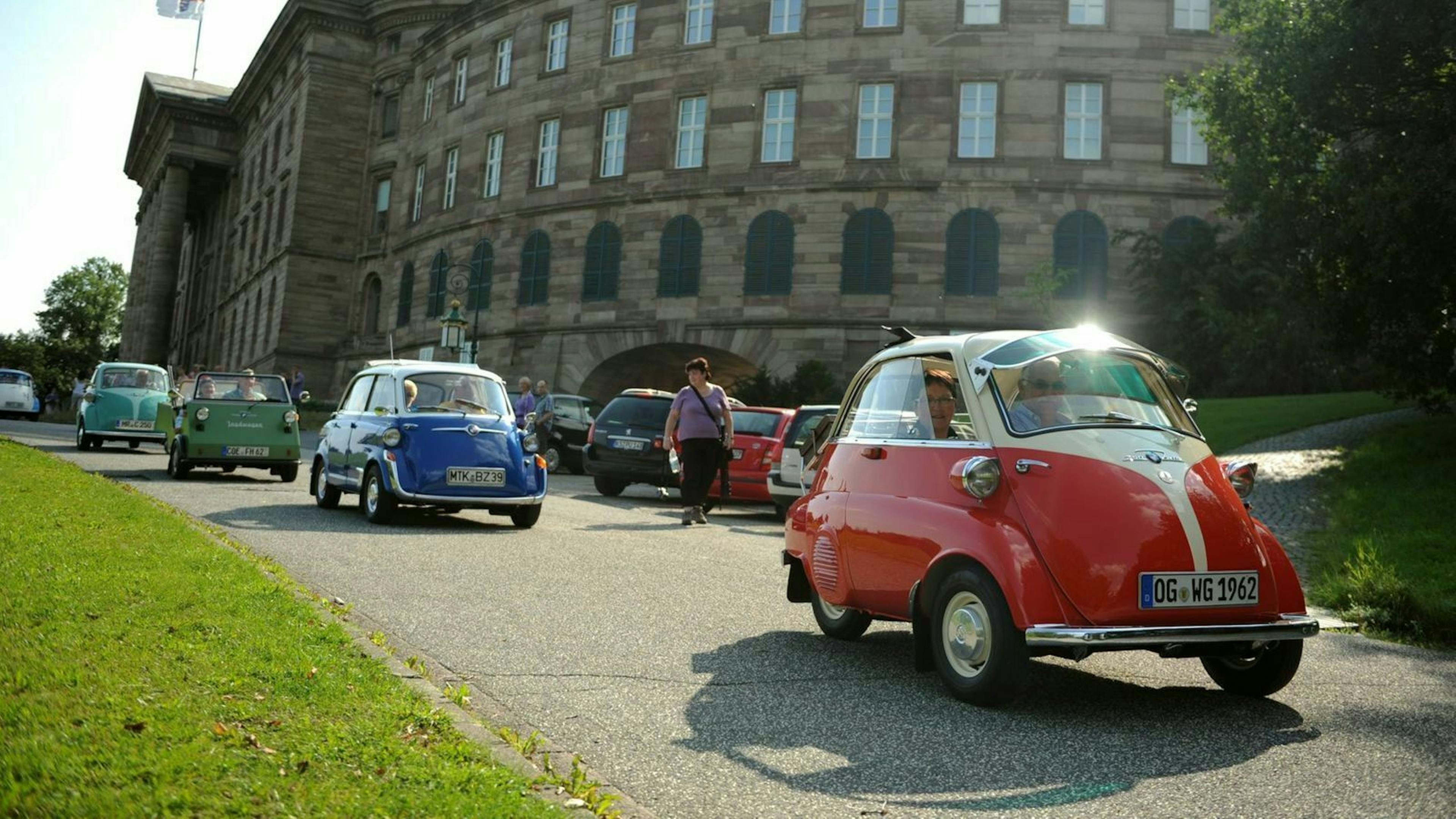 Der BMW Isetta in Heckansicht