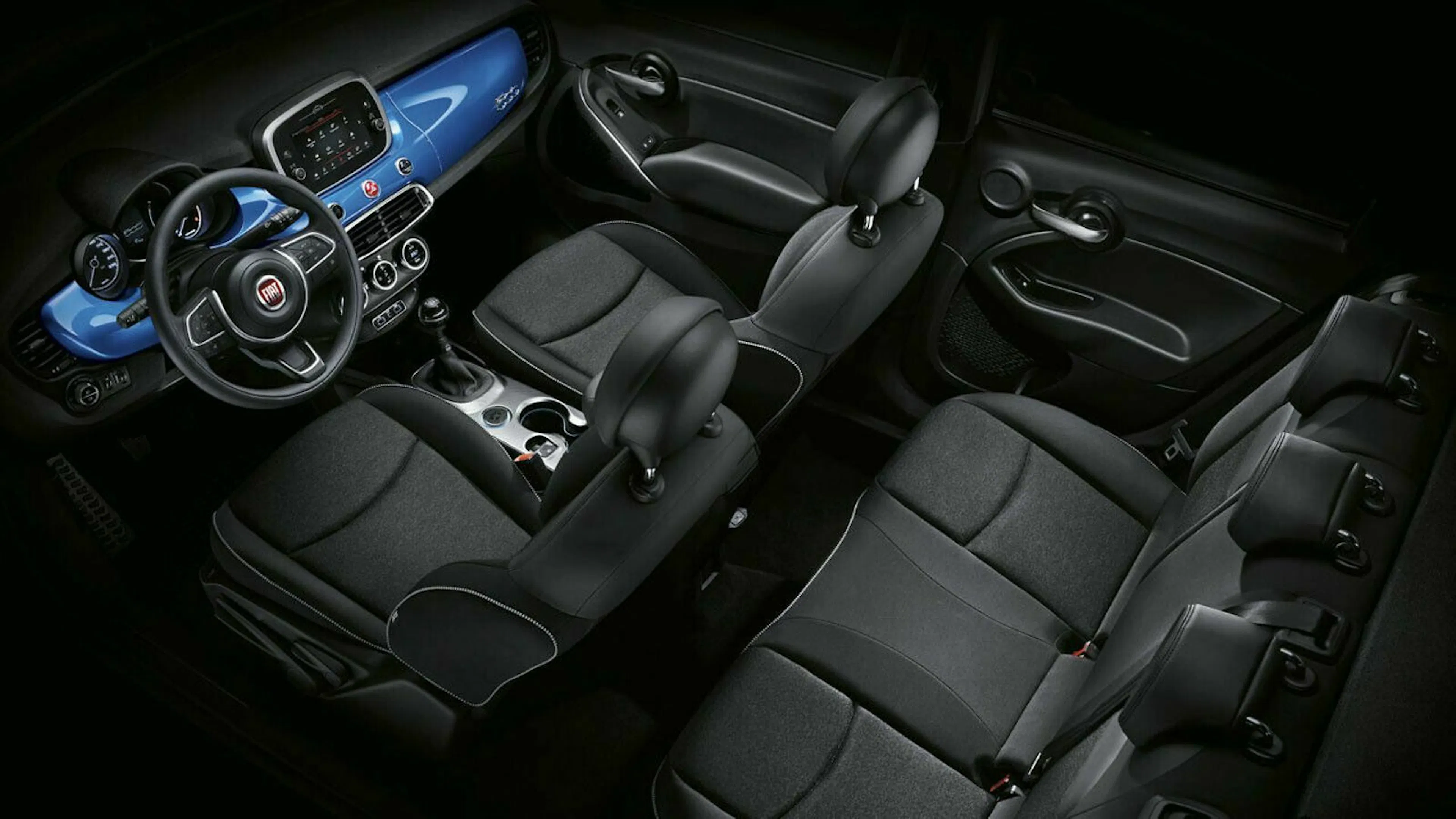 Innenraum-Ansicht des Fiat 500x