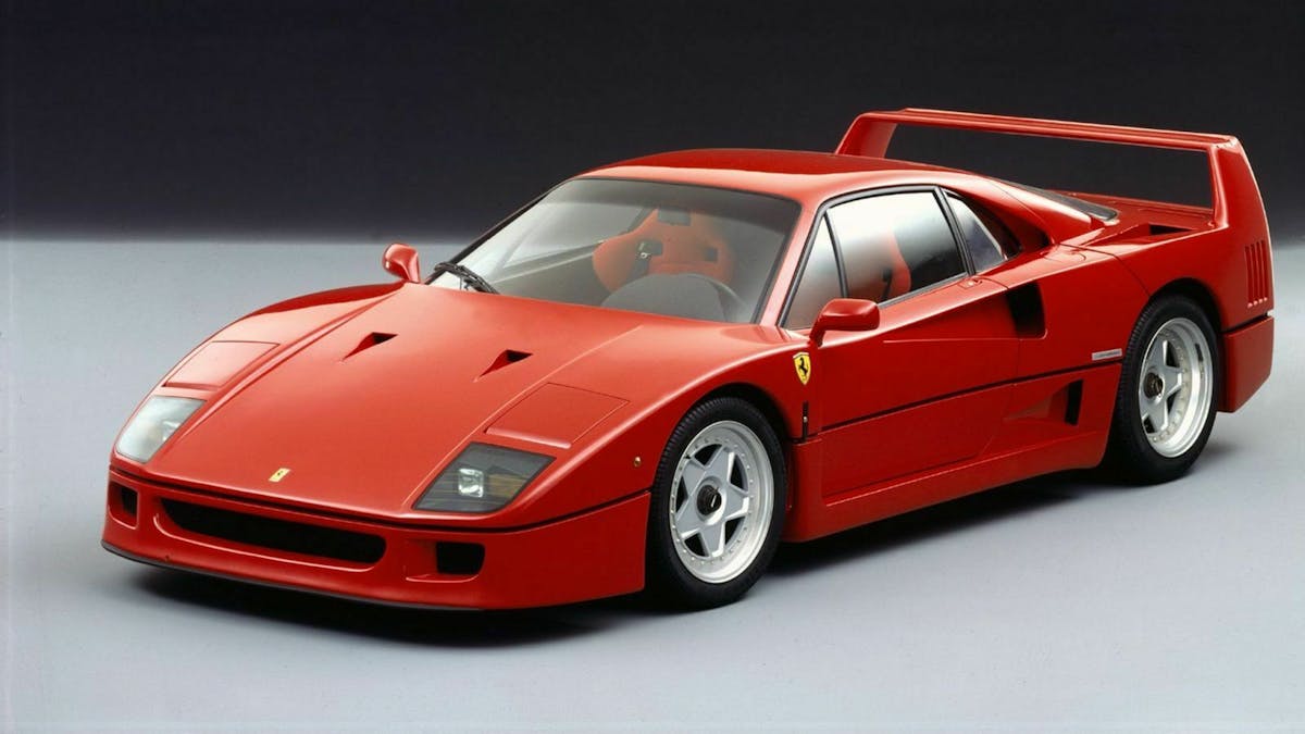 Ferrari F40 Dreiviertel-Frontansicht