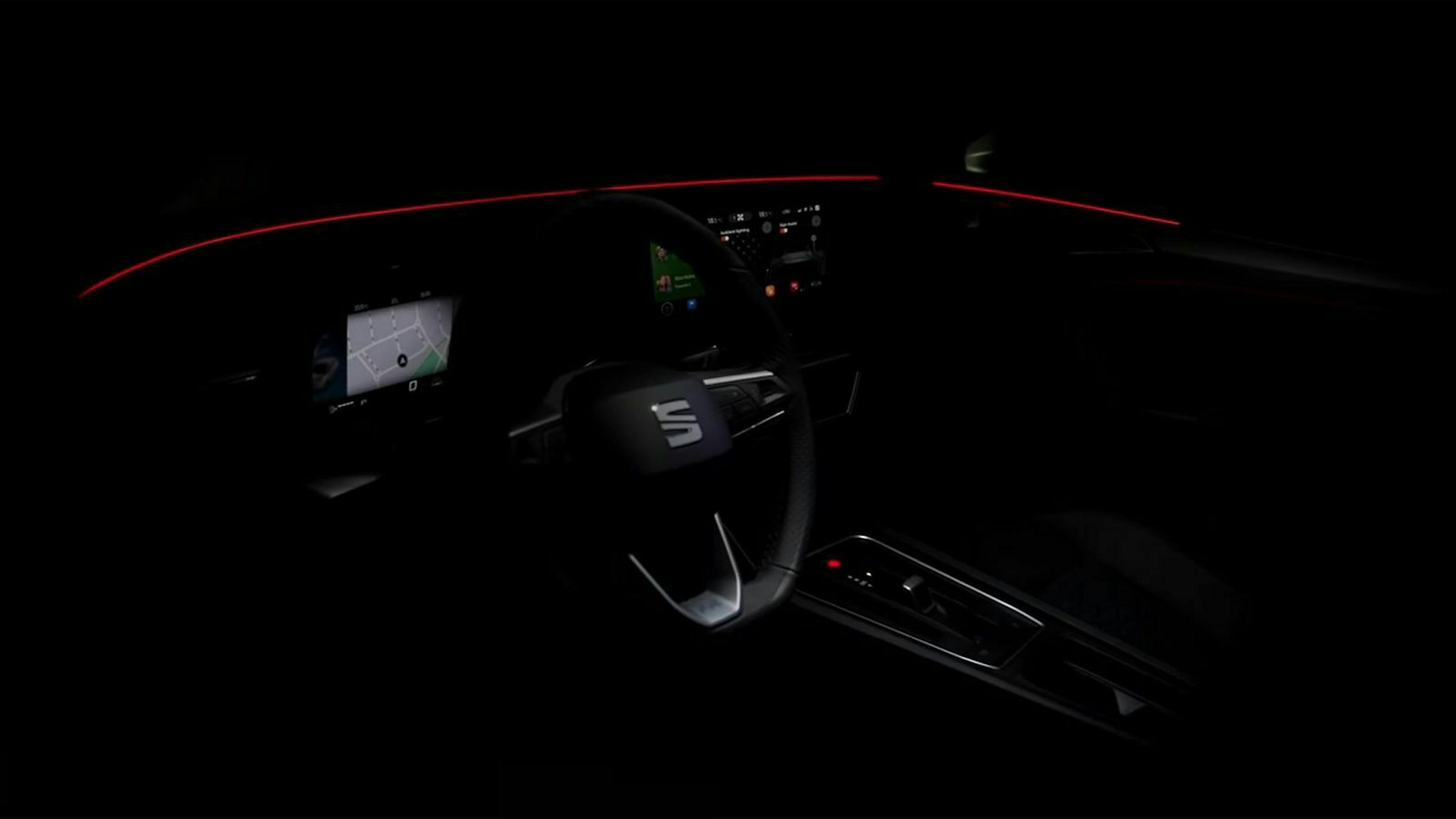 Innenraum-Ansicht des Seat Leon