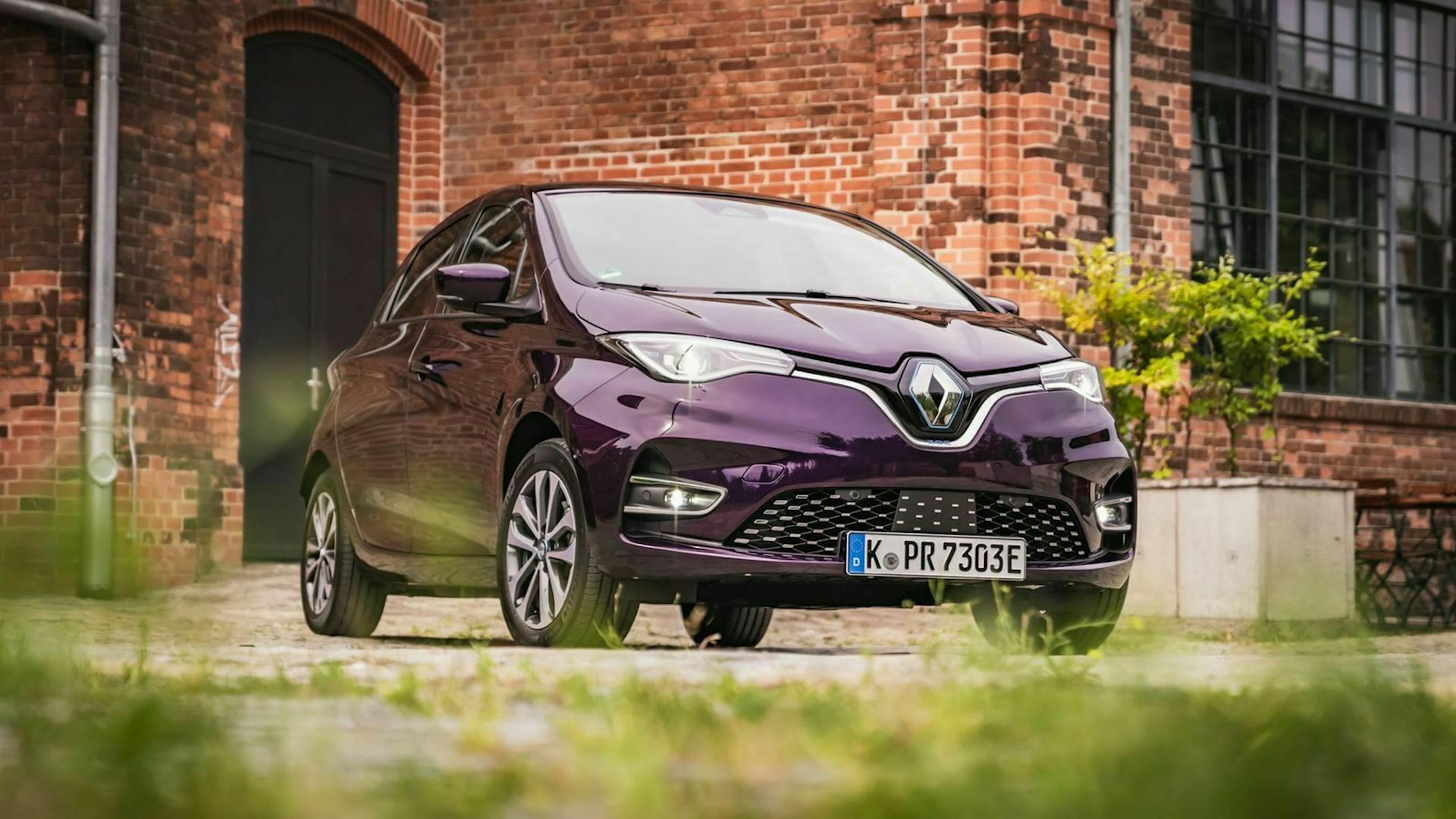 Der Renault Zoe (2019) in Frontansicht