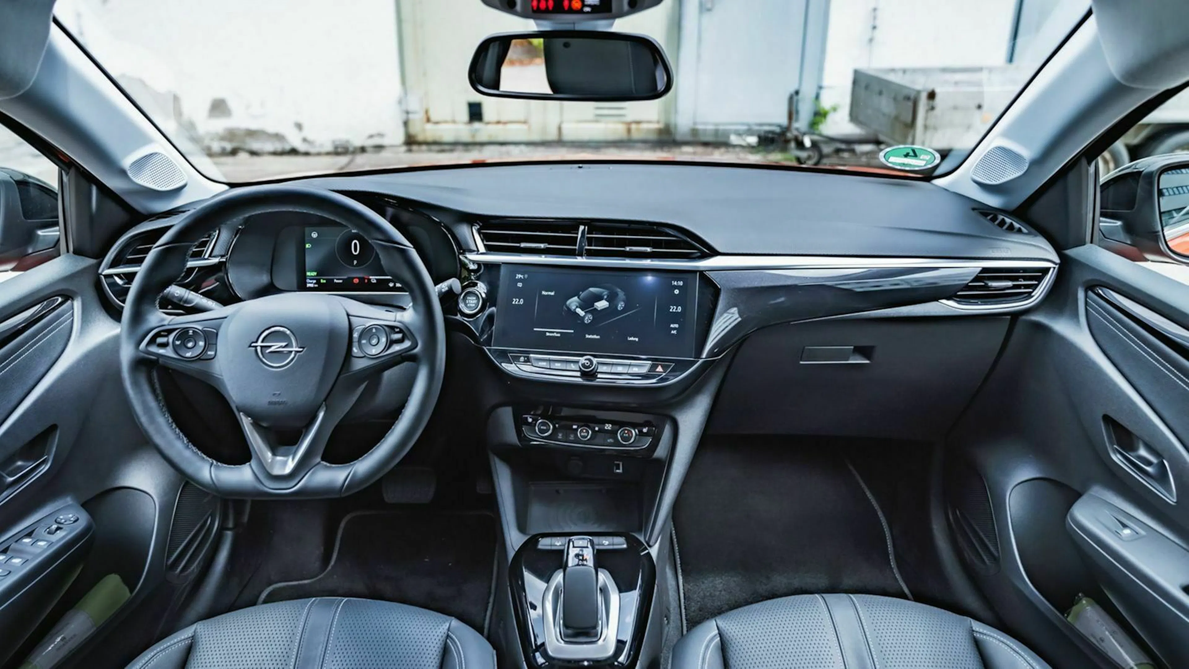 Vordersitzbank Mit Sicht auf Cockpit