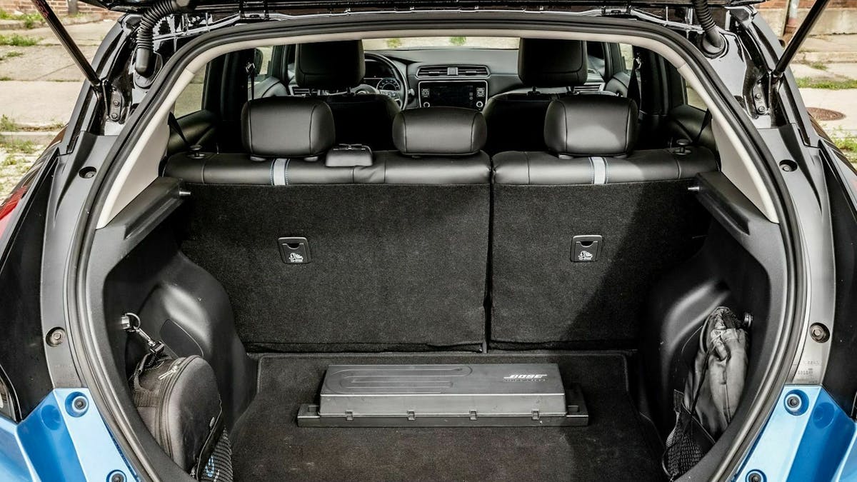 Nissan Leaf FL Blick in den Kofferraum
