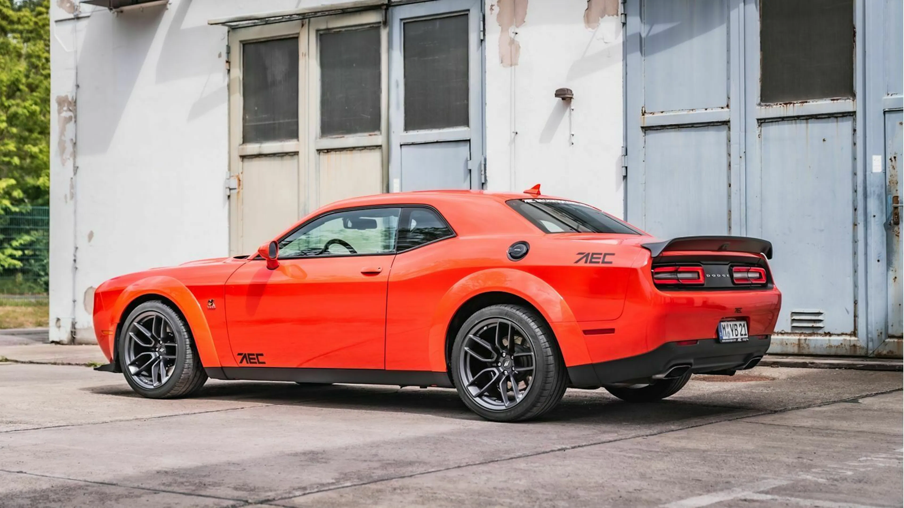 Dodge Challenger Dreiviertel-Heckansicht