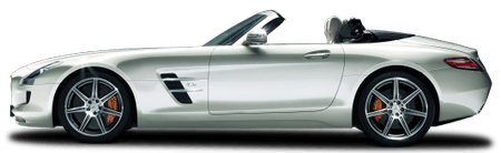 Foto eines Mercedes SLS AMG Roadster (R197)