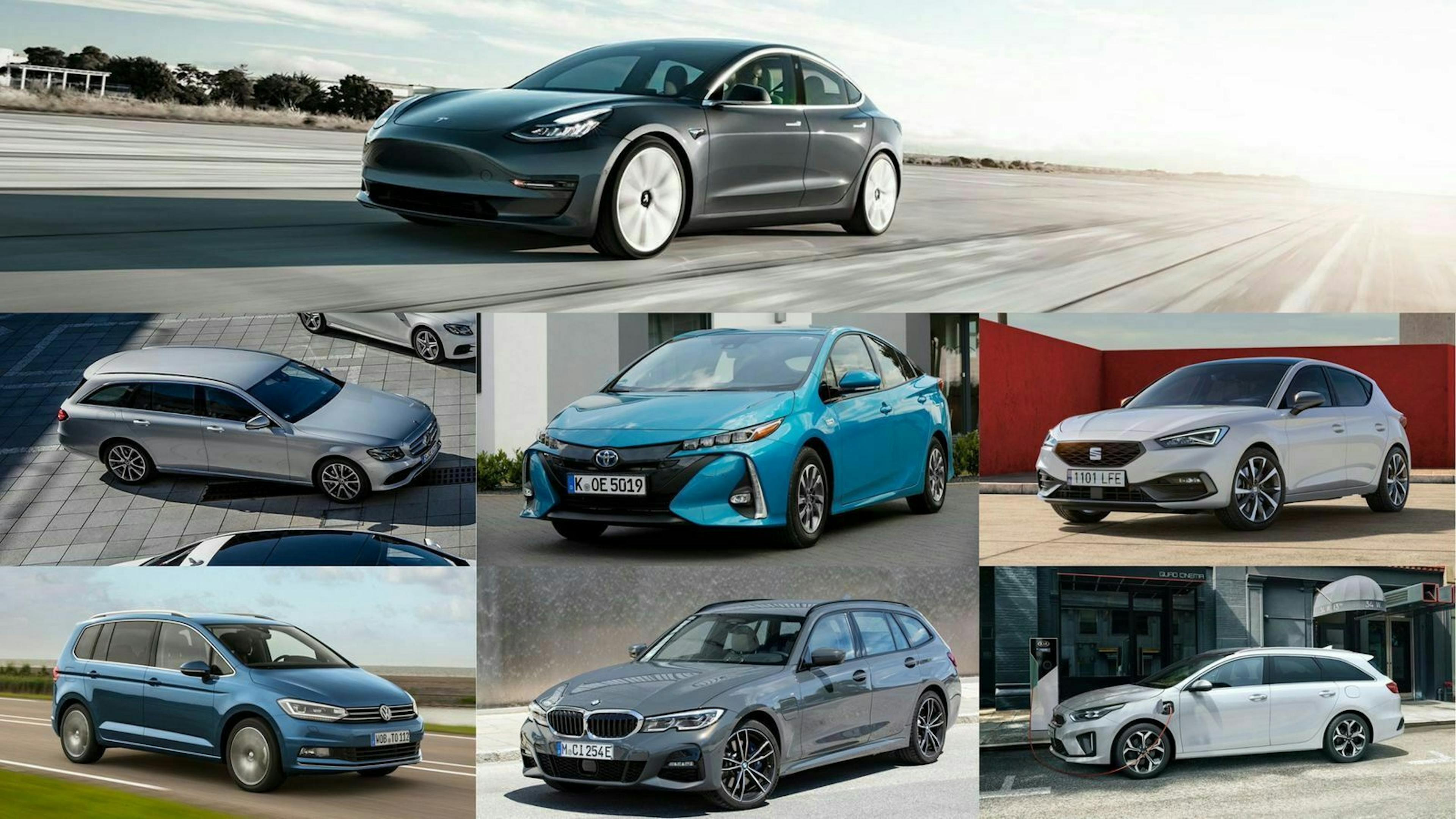 Sparsame Automodelle sind in einer Collage zusammengefasst