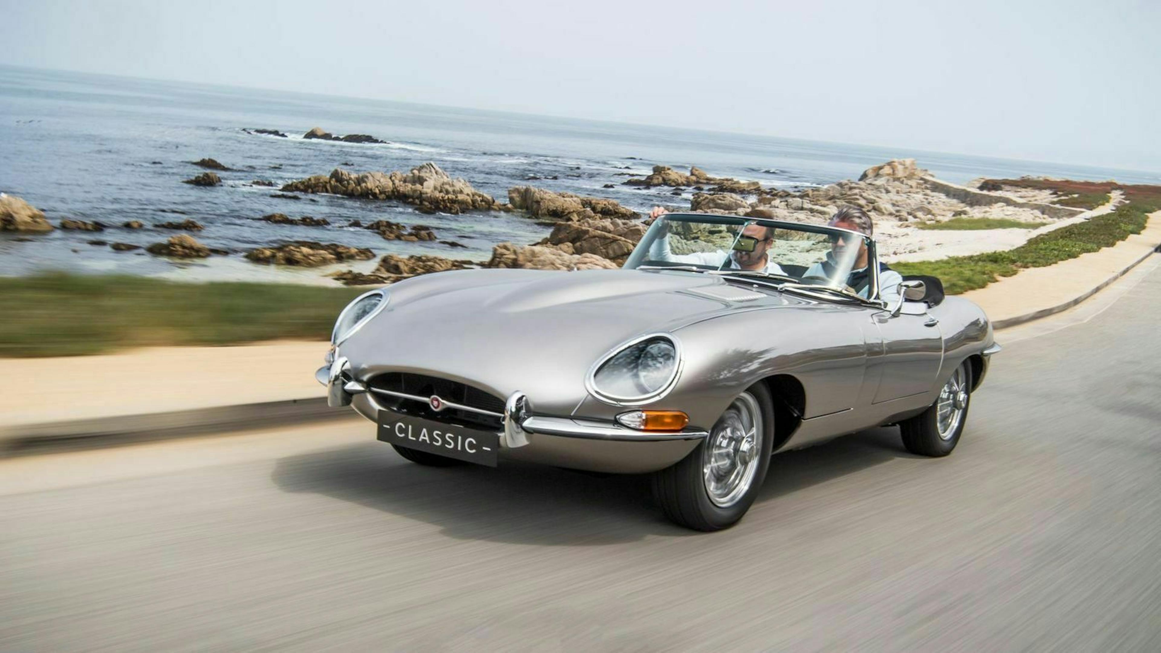 Jaguar E-Type Zero Dreiviertel-Frontansicht
