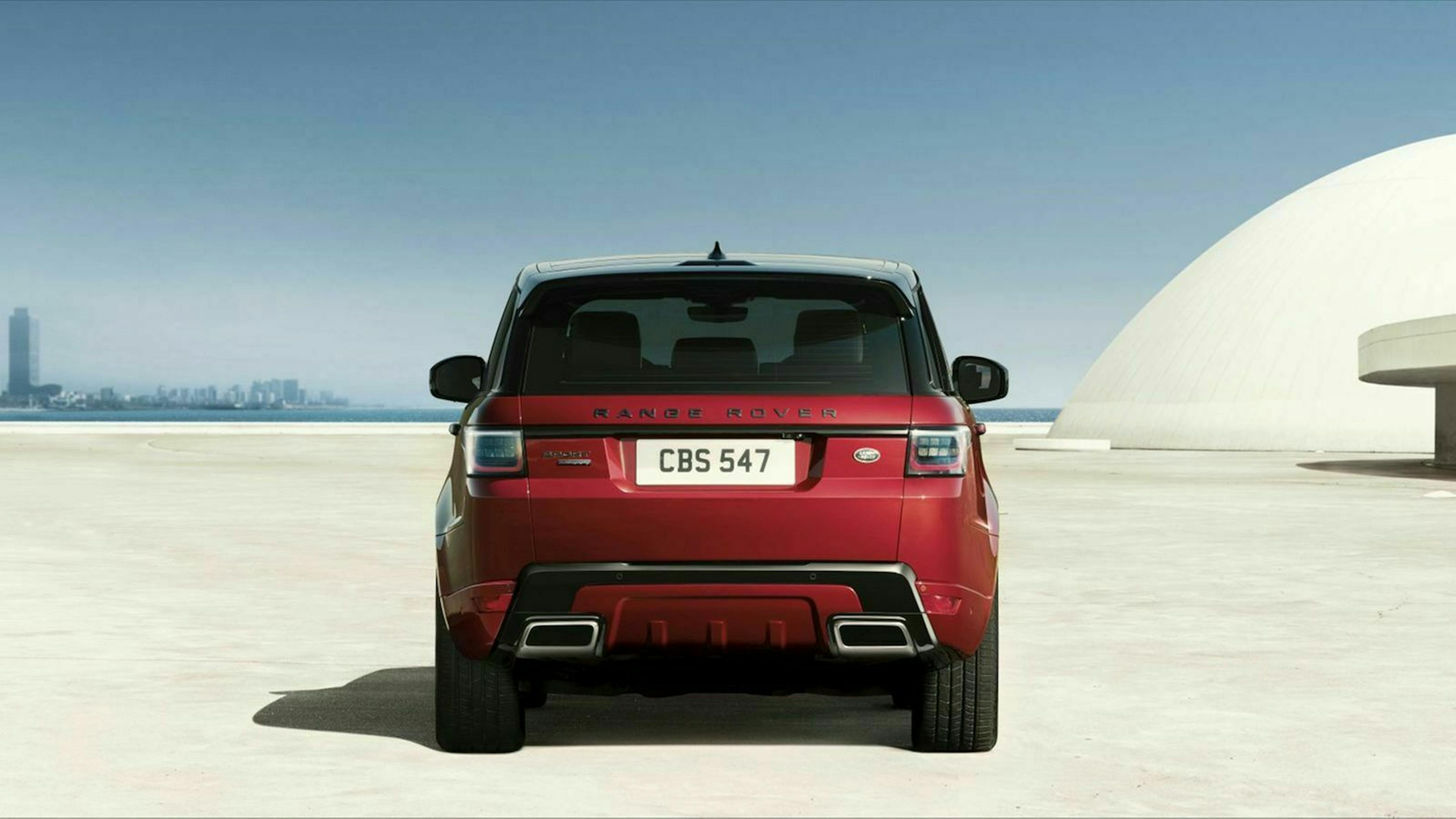 Range Rover Facelift Heckansicht