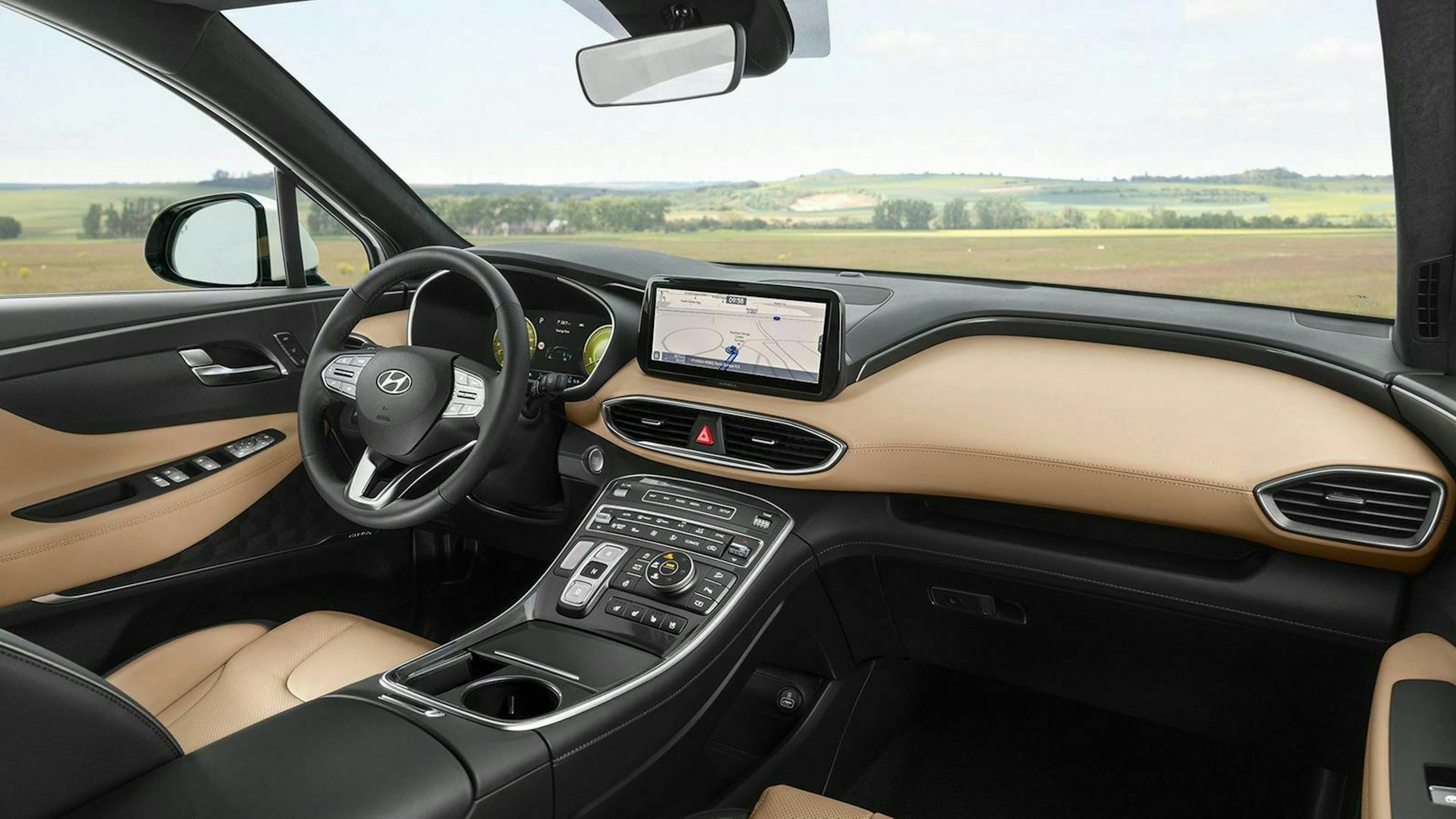 Hyundai Santa vorderer Innenraum