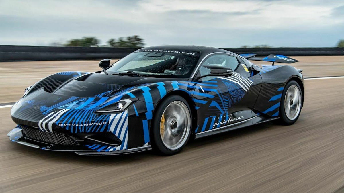 Pininfarina Battista in Frontansicht